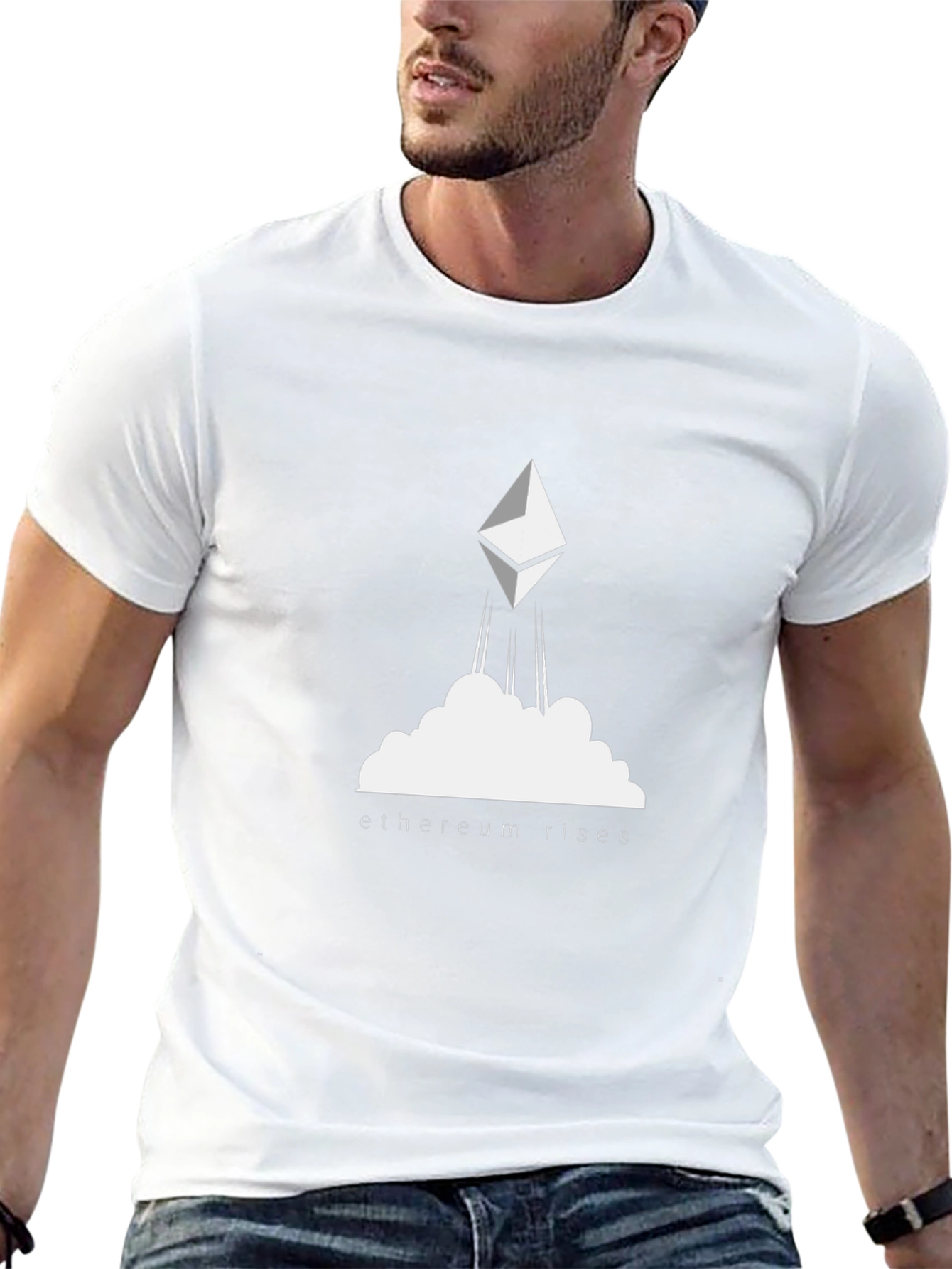 Ethereum Rises Black T-Shirt