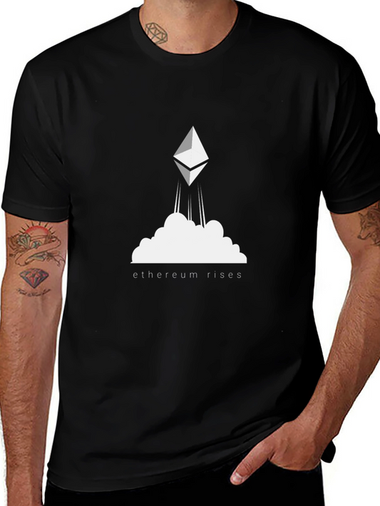 Ethereum Rises Black T-Shirt