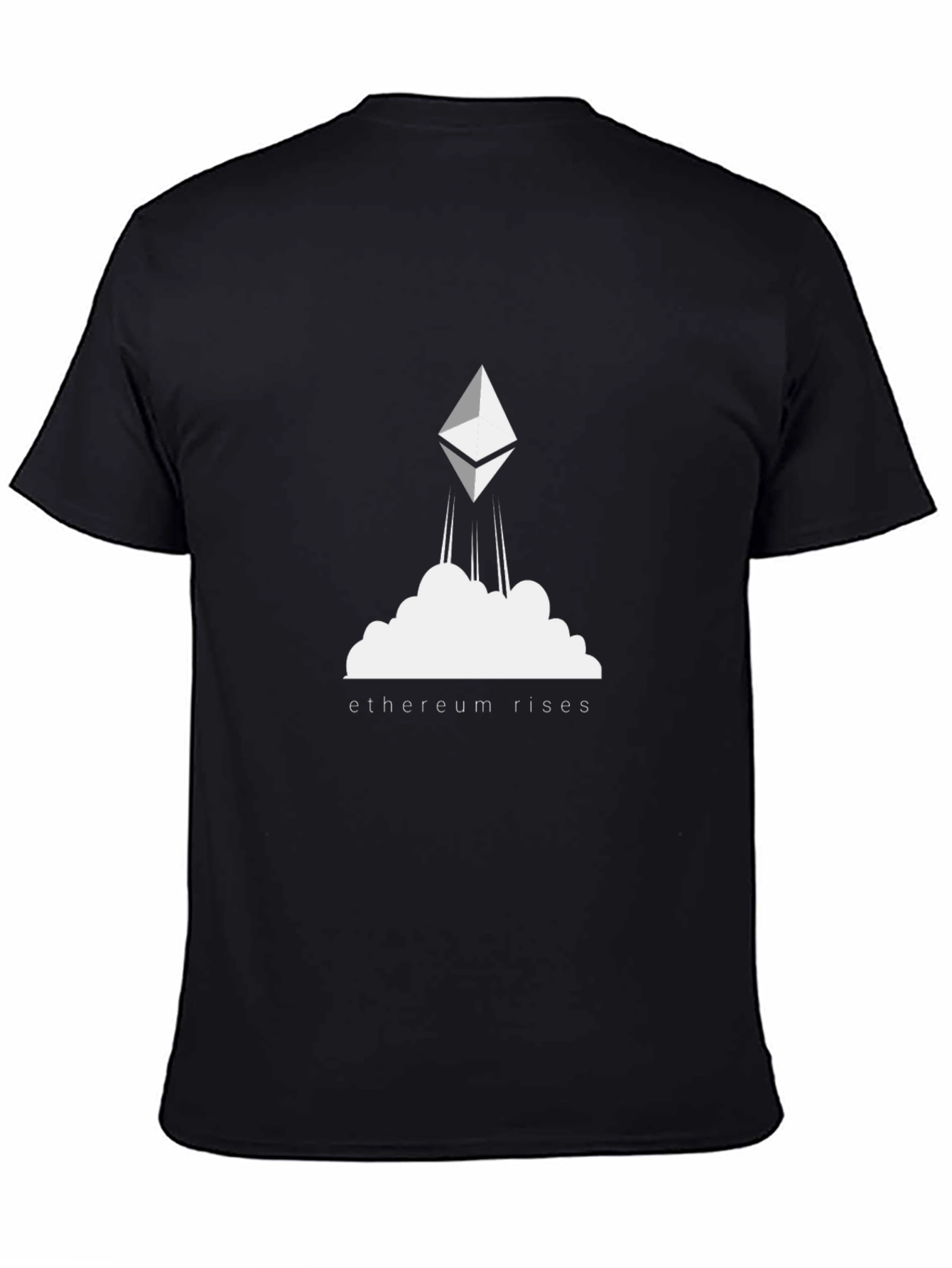 Ethereum Rises Black T-Shirt