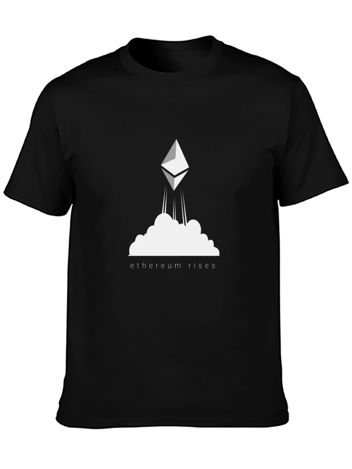 Ethereum Rises Black T-Shirt