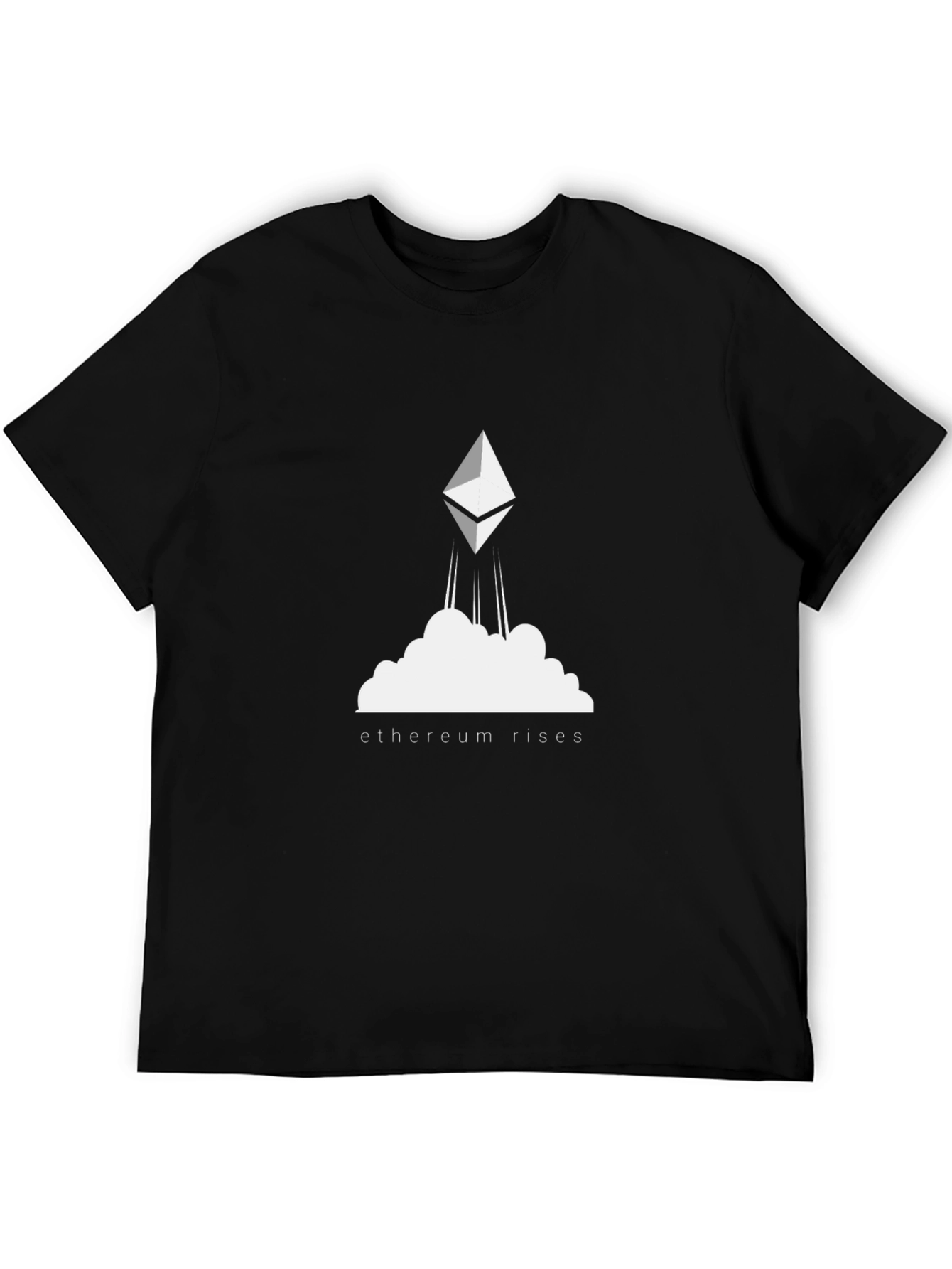 Ethereum Rises Black T-Shirt