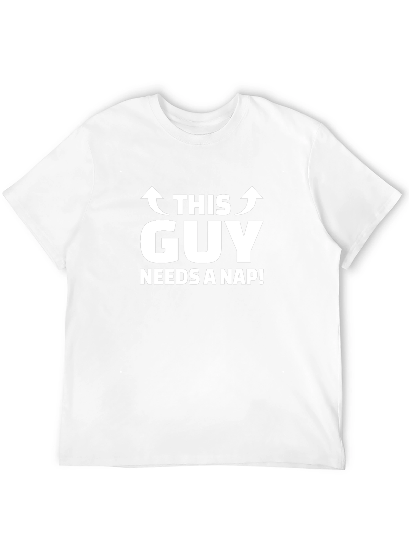 This Guy Needs A Nap! Black T-Shirt