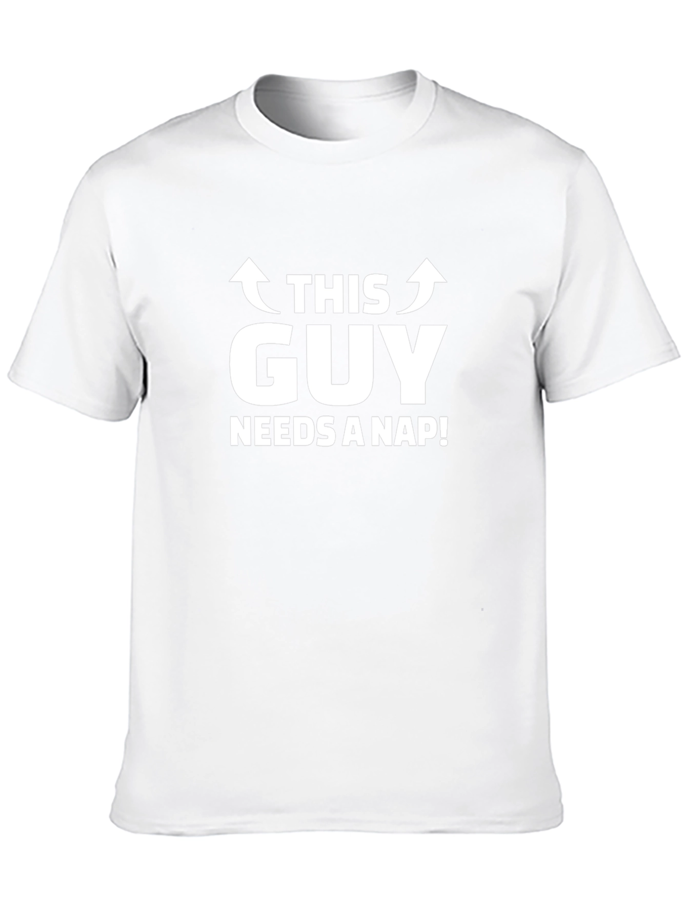 This Guy Needs A Nap! Black T-Shirt