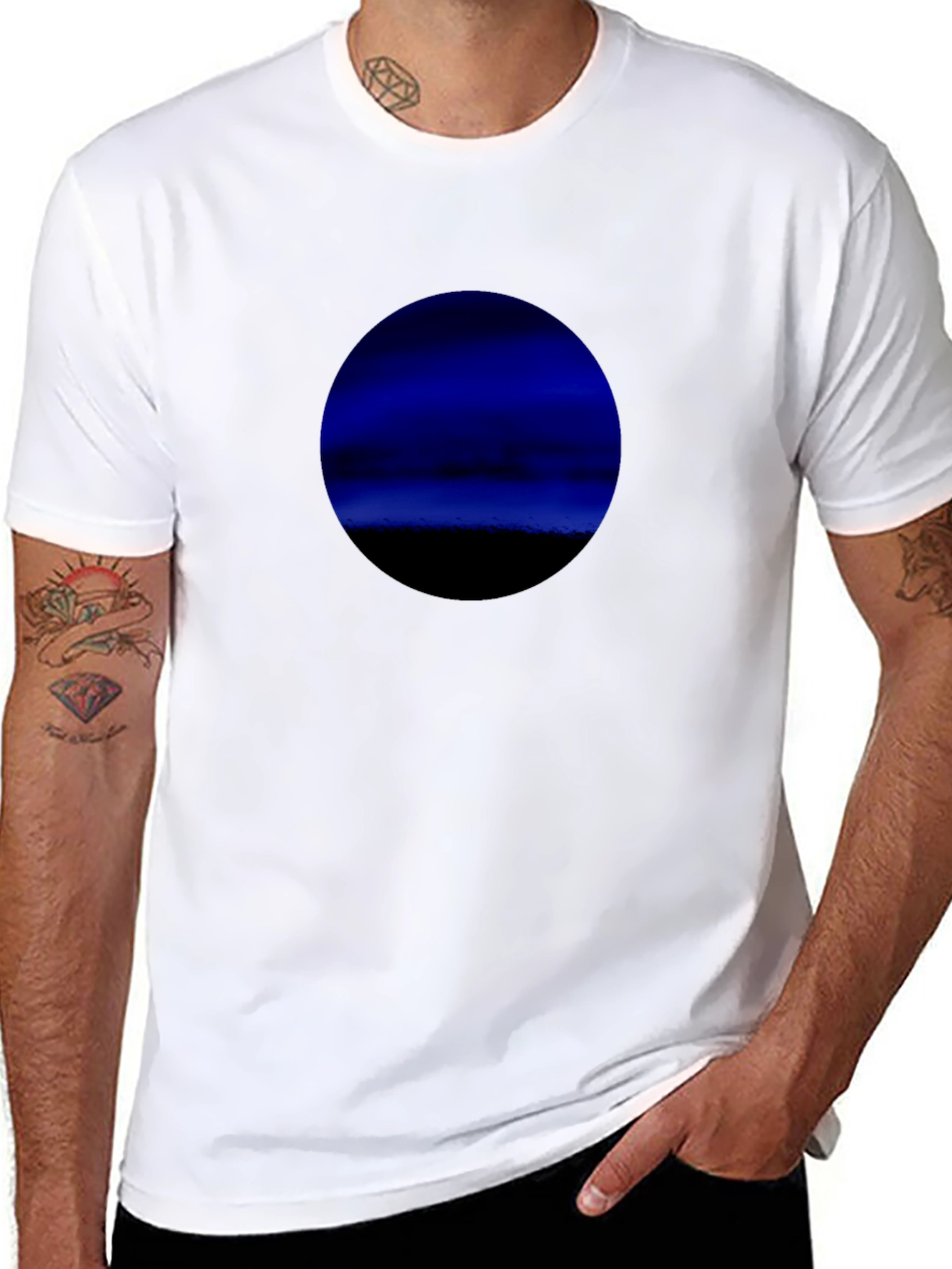 Midnight Blue Graphic T-Shirt