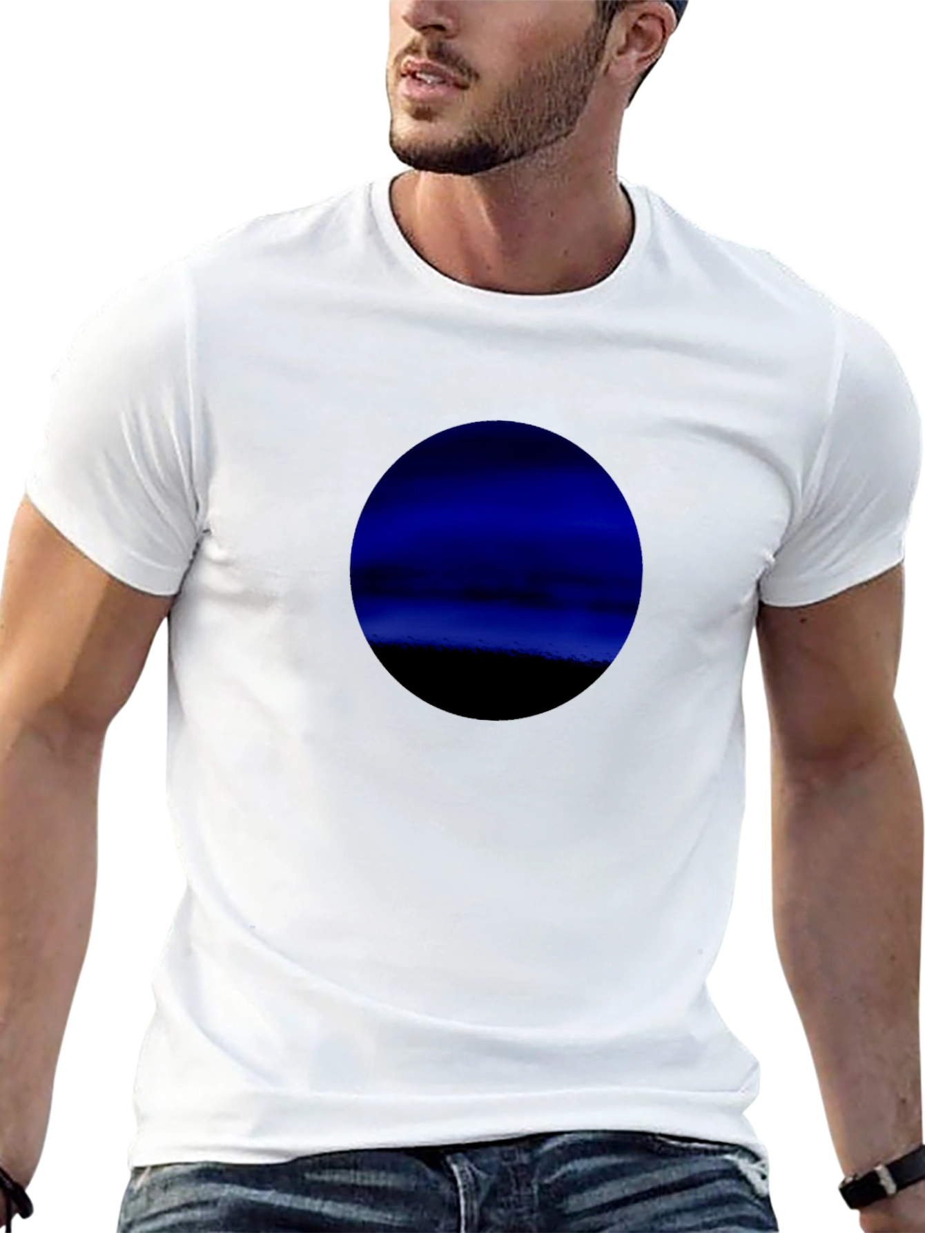 Midnight Blue Graphic T-Shirt