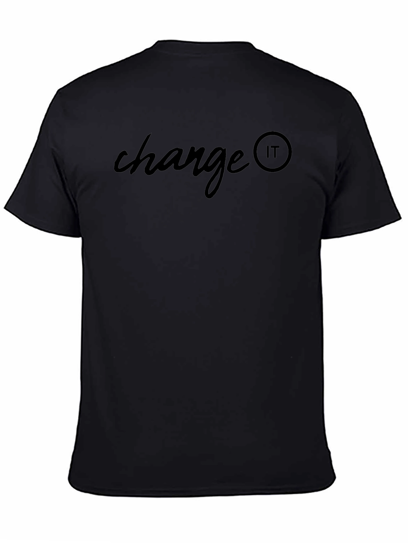 Change IT Black Crew Neck T-Shirt