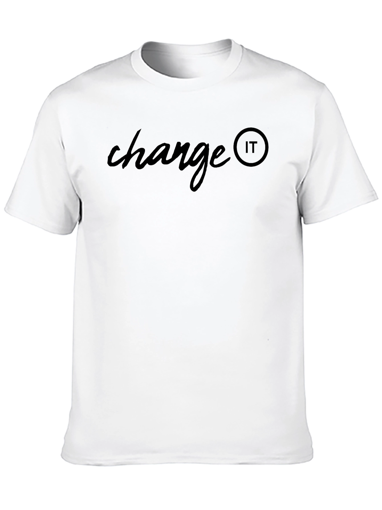 Change IT Black Crew Neck T-Shirt