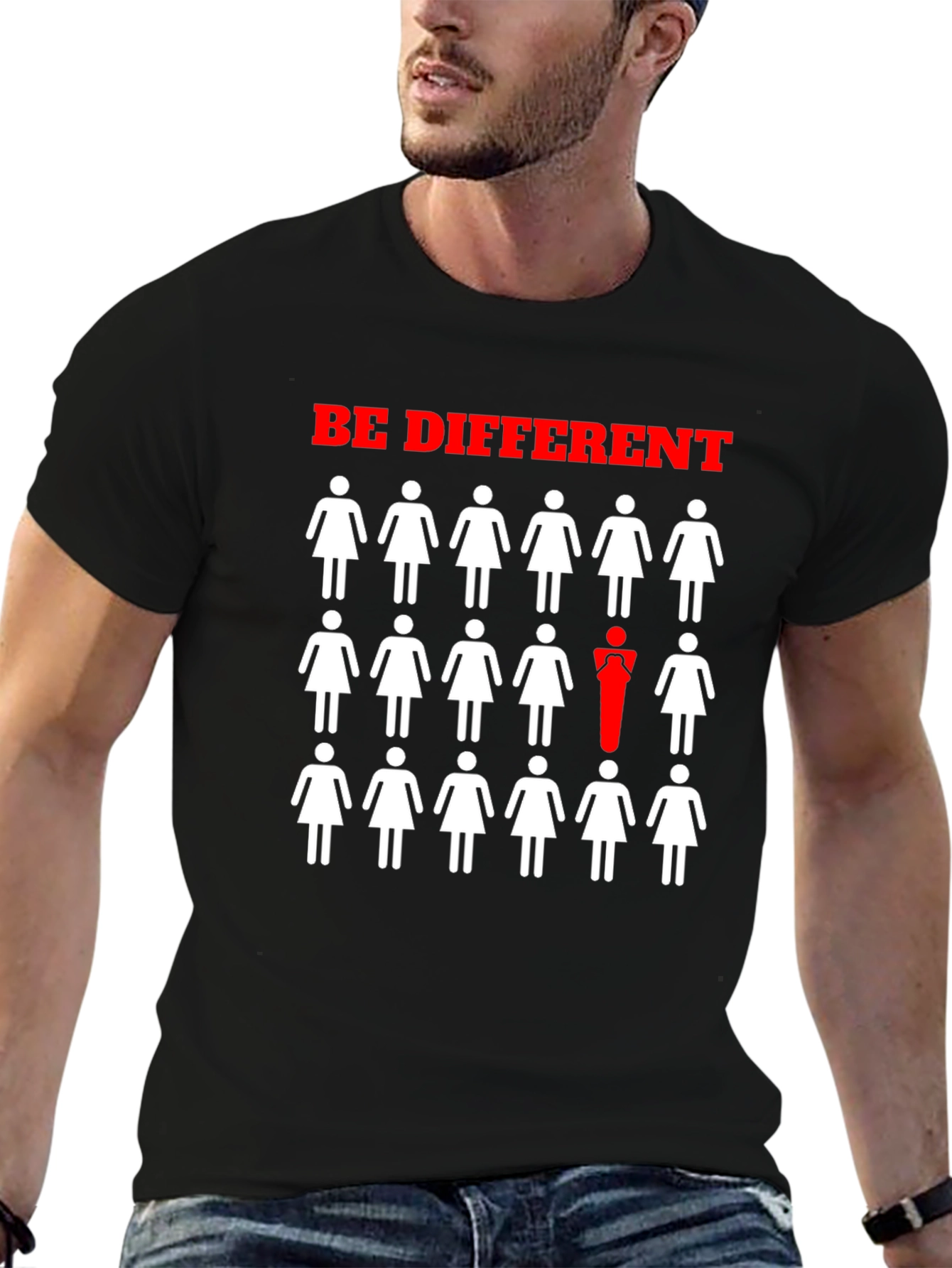 Be Different Graphic Tee - Unique Style T-Shirt