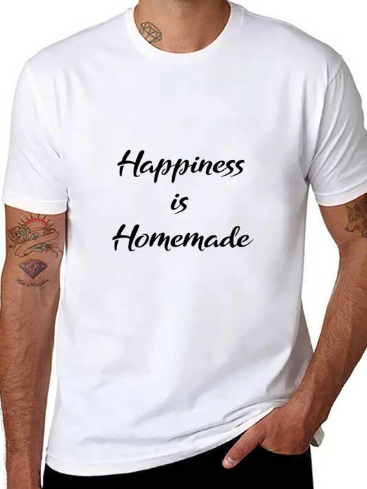 Happiness is Homemade Black T-Shirt