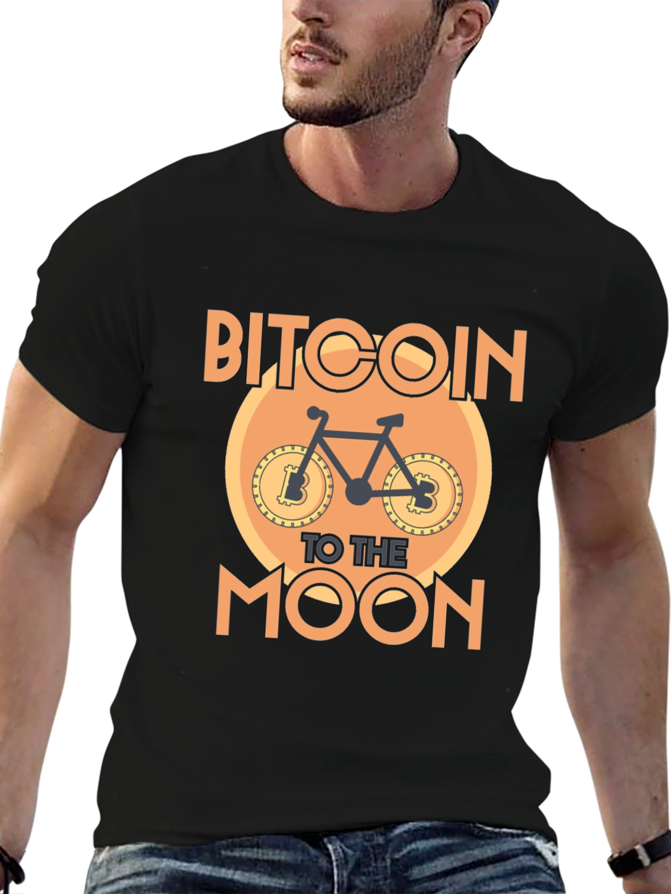 Bitcoin to the Moon T-Shirt - Crypto HODL