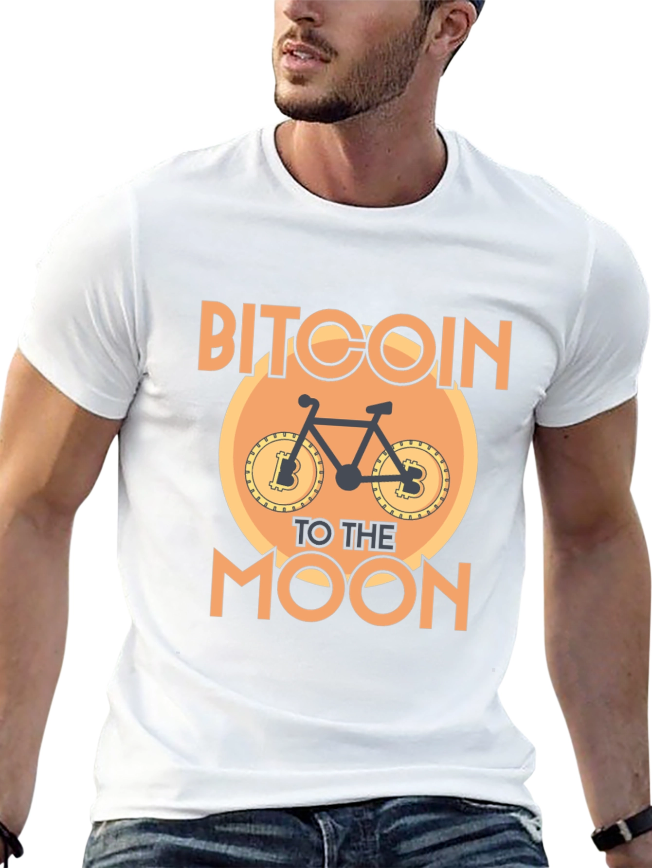 Bitcoin to the Moon T-Shirt - Crypto HODL
