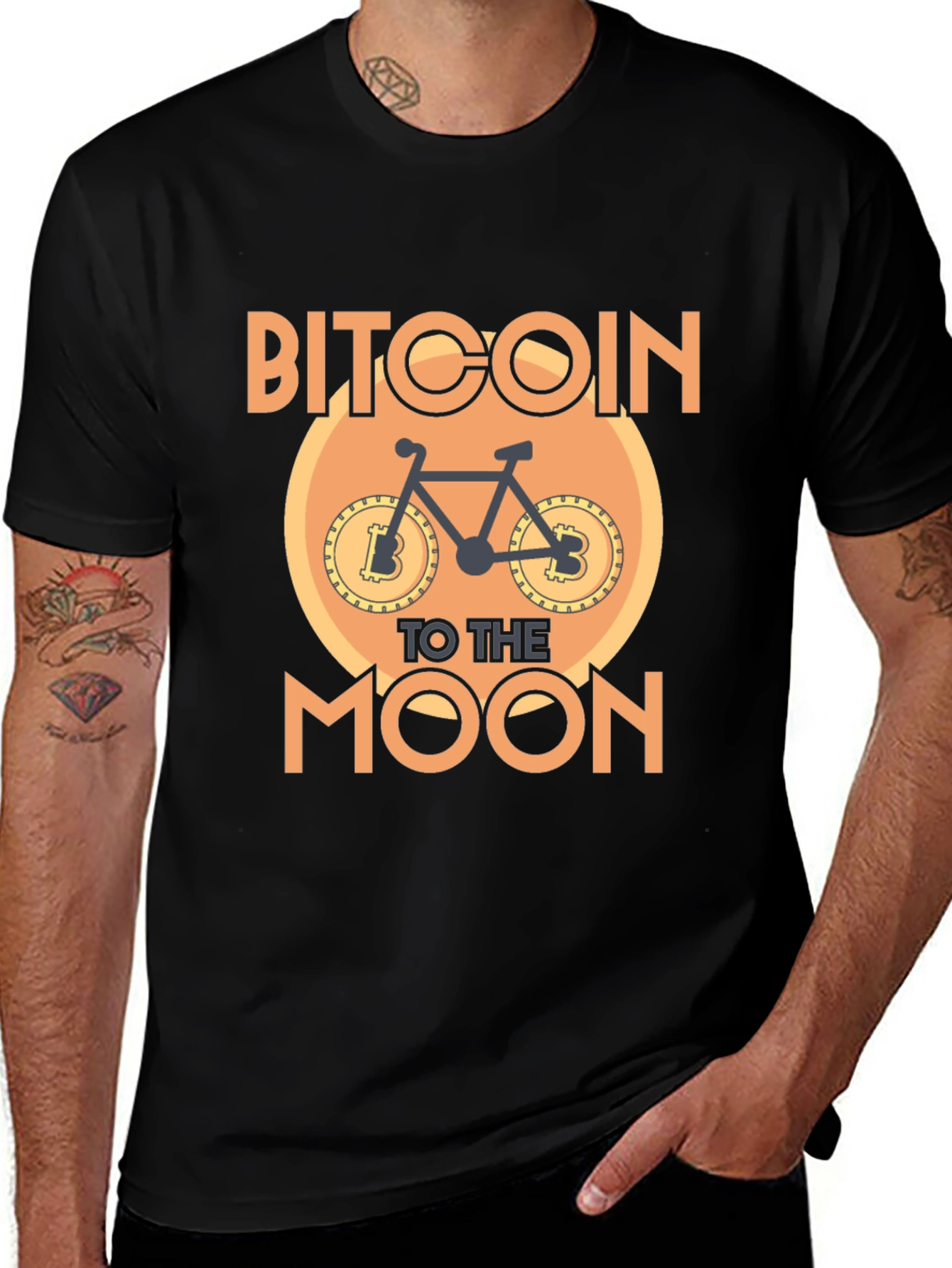 Bitcoin to the Moon T-Shirt - Crypto HODL