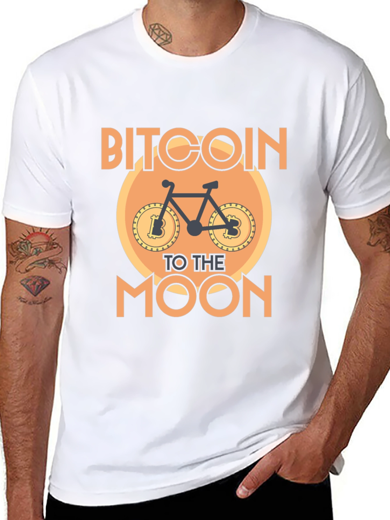 Bitcoin to the Moon T-Shirt - Crypto HODL