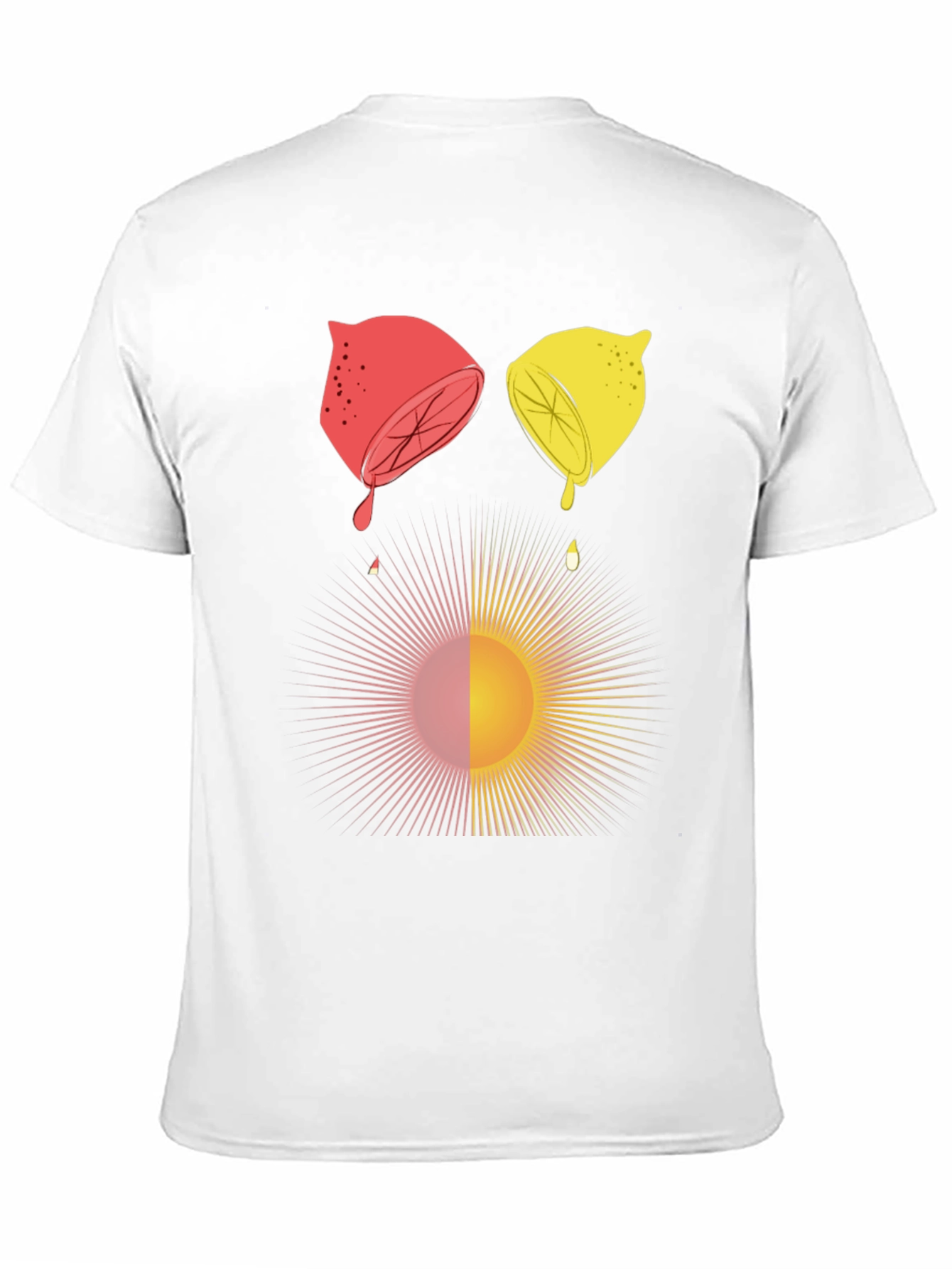 Citrus Sun Graphic Tee - Unisex Black T-Shirt
