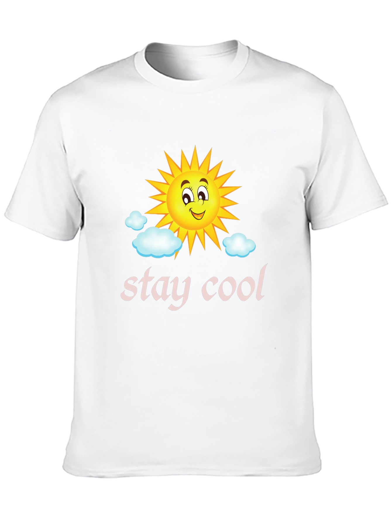 Stay Cool Sun Graphic Tee - Black T-Shirt