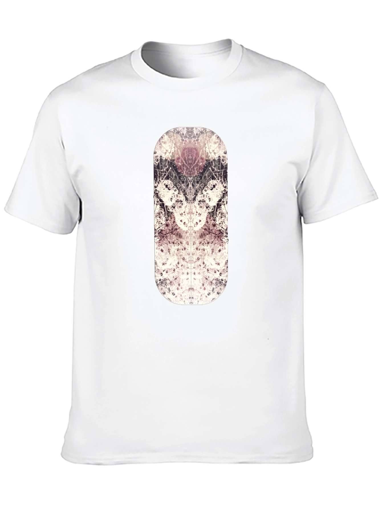 Abstract Art Graphic Print Black T-Shirt