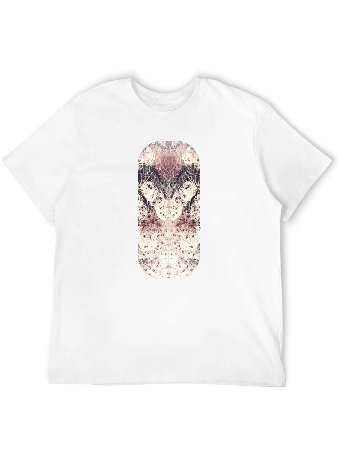 Abstract Art Graphic Print Black T-Shirt