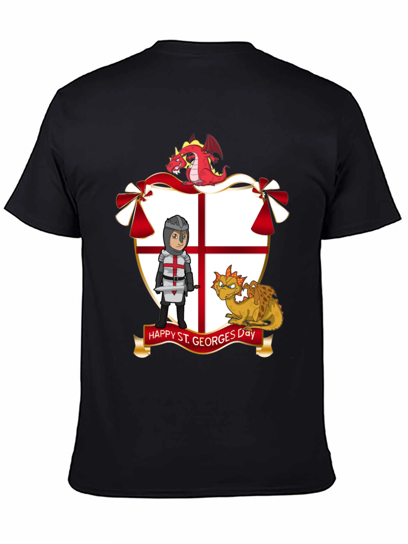 St. Georges Day T-Shirt with Dragons