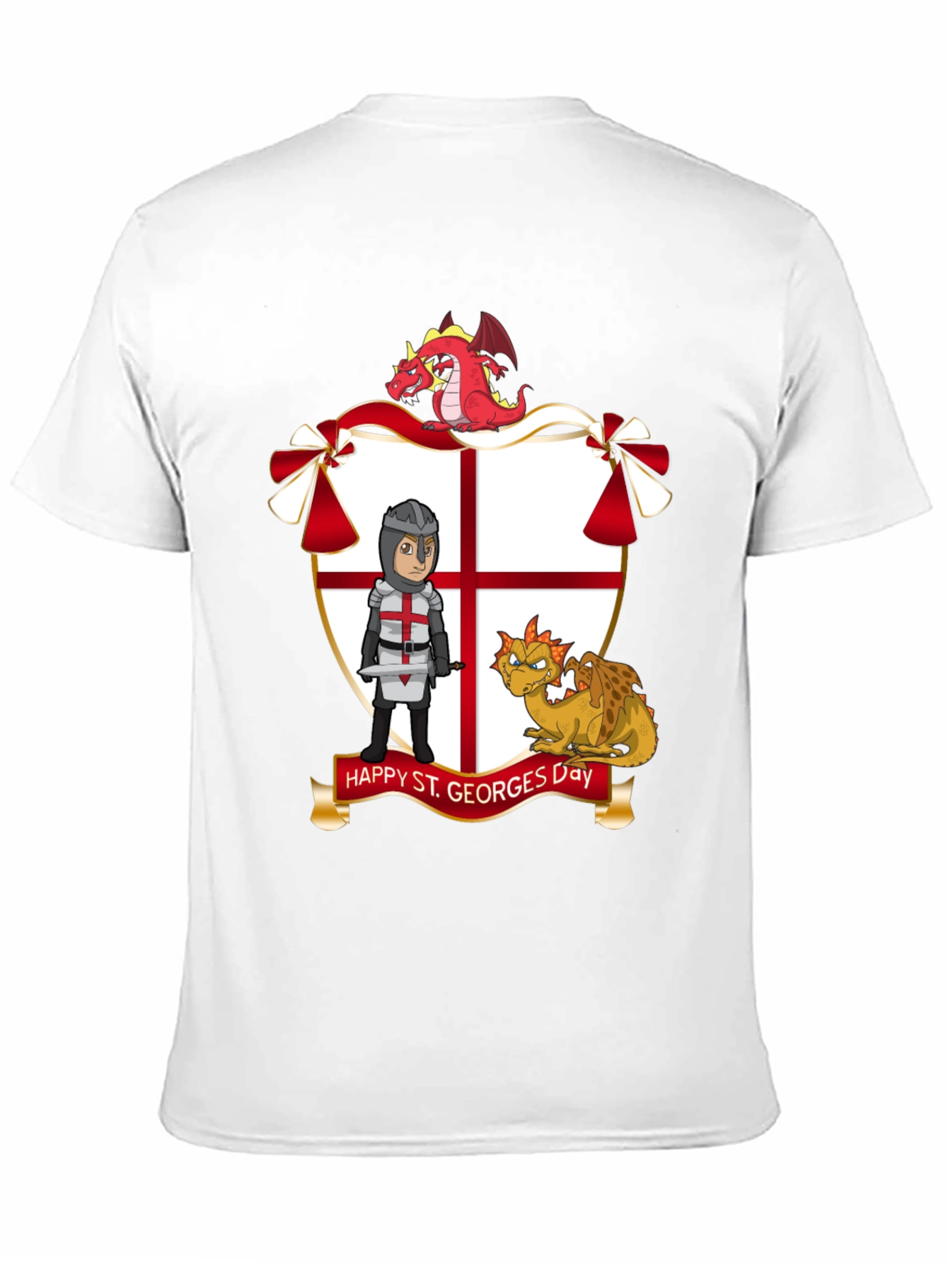 St. Georges Day T-Shirt with Dragons