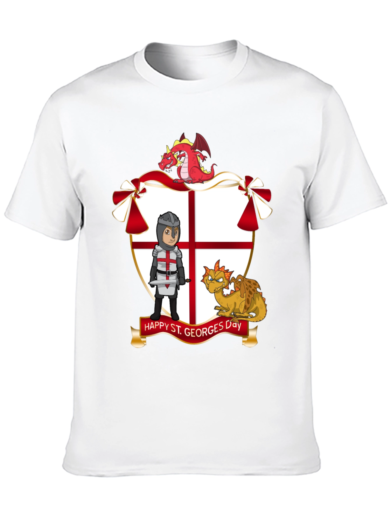 St. Georges Day T-Shirt with Dragons