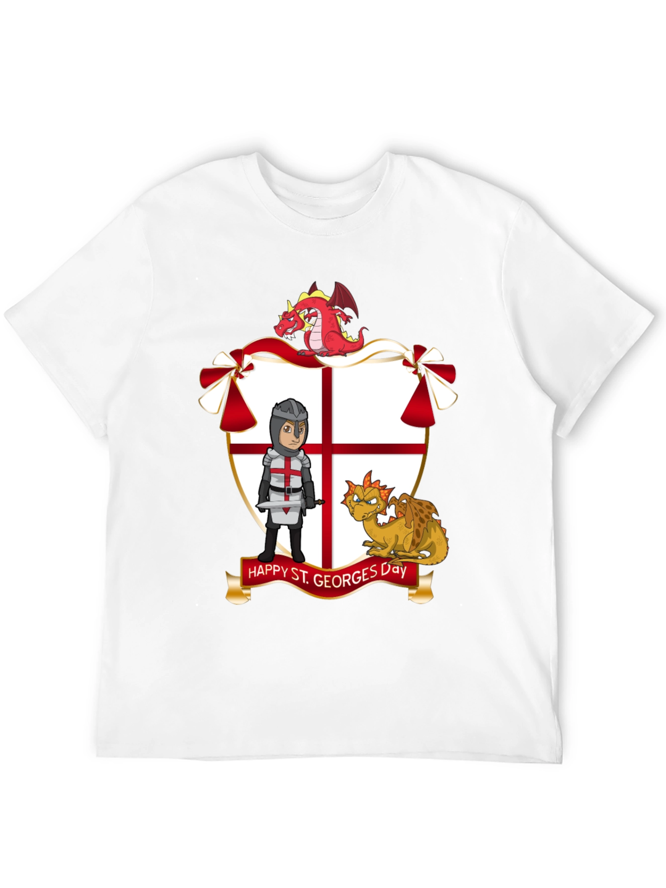 St. Georges Day T-Shirt with Dragons