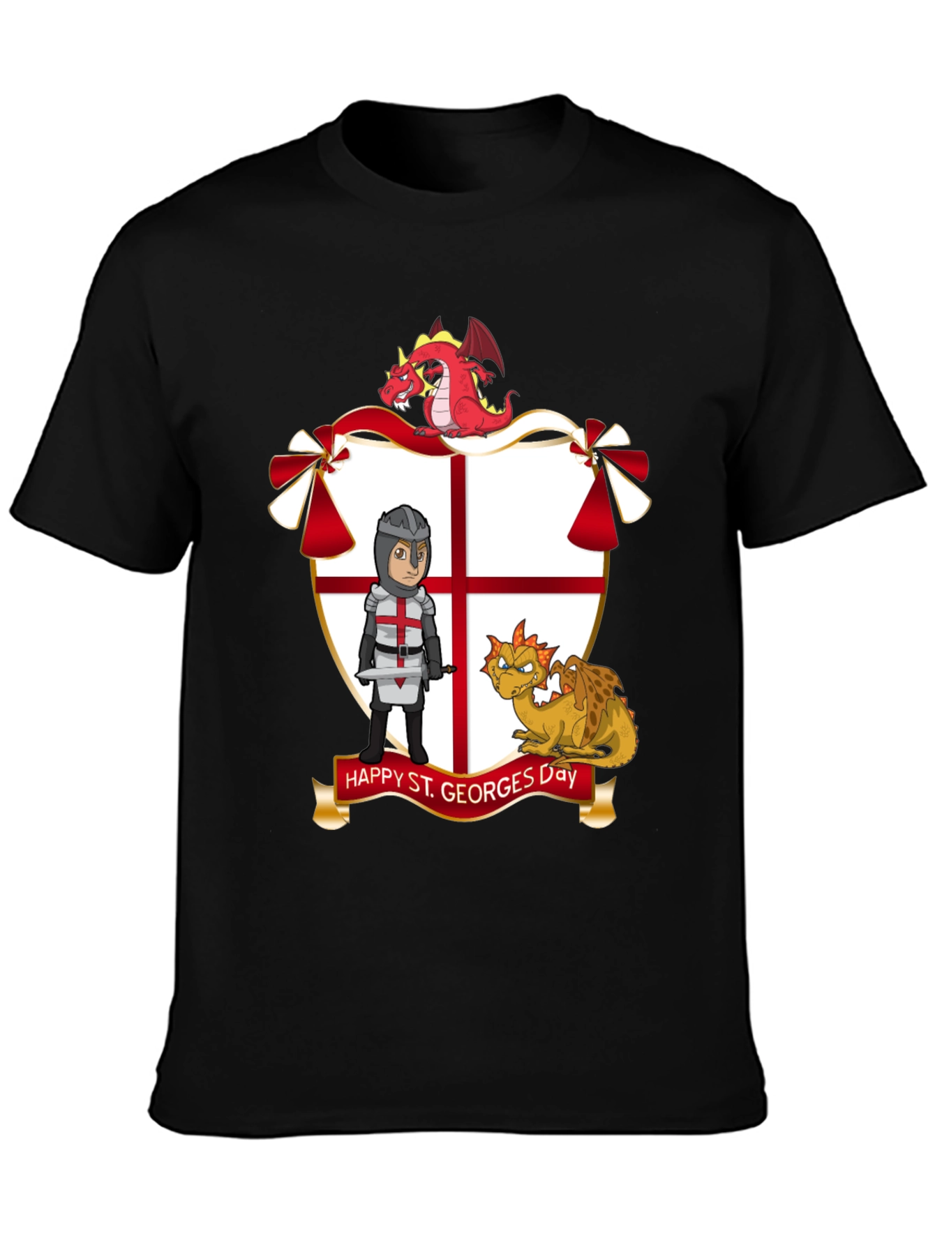 St. Georges Day T-Shirt with Dragons