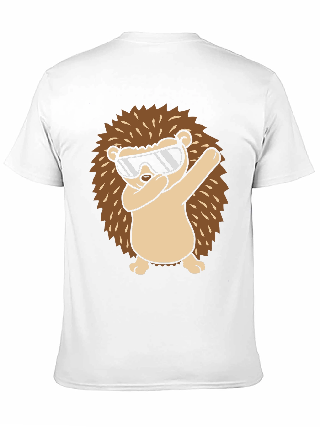 Dabbing Hedgehog Graphic Tee - Cool Animal Design