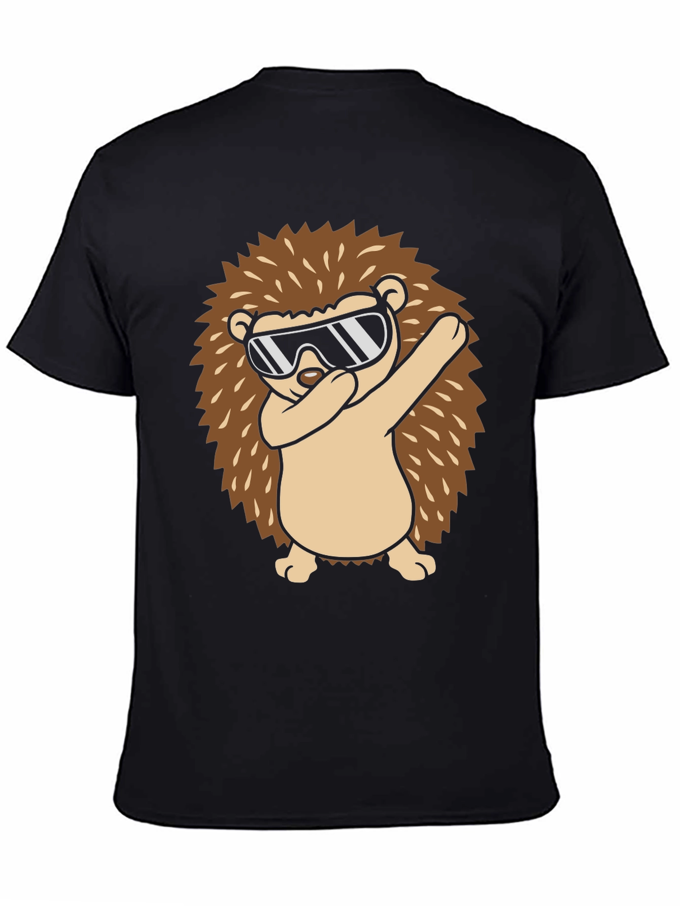 Dabbing Hedgehog Graphic Tee - Cool Animal Design