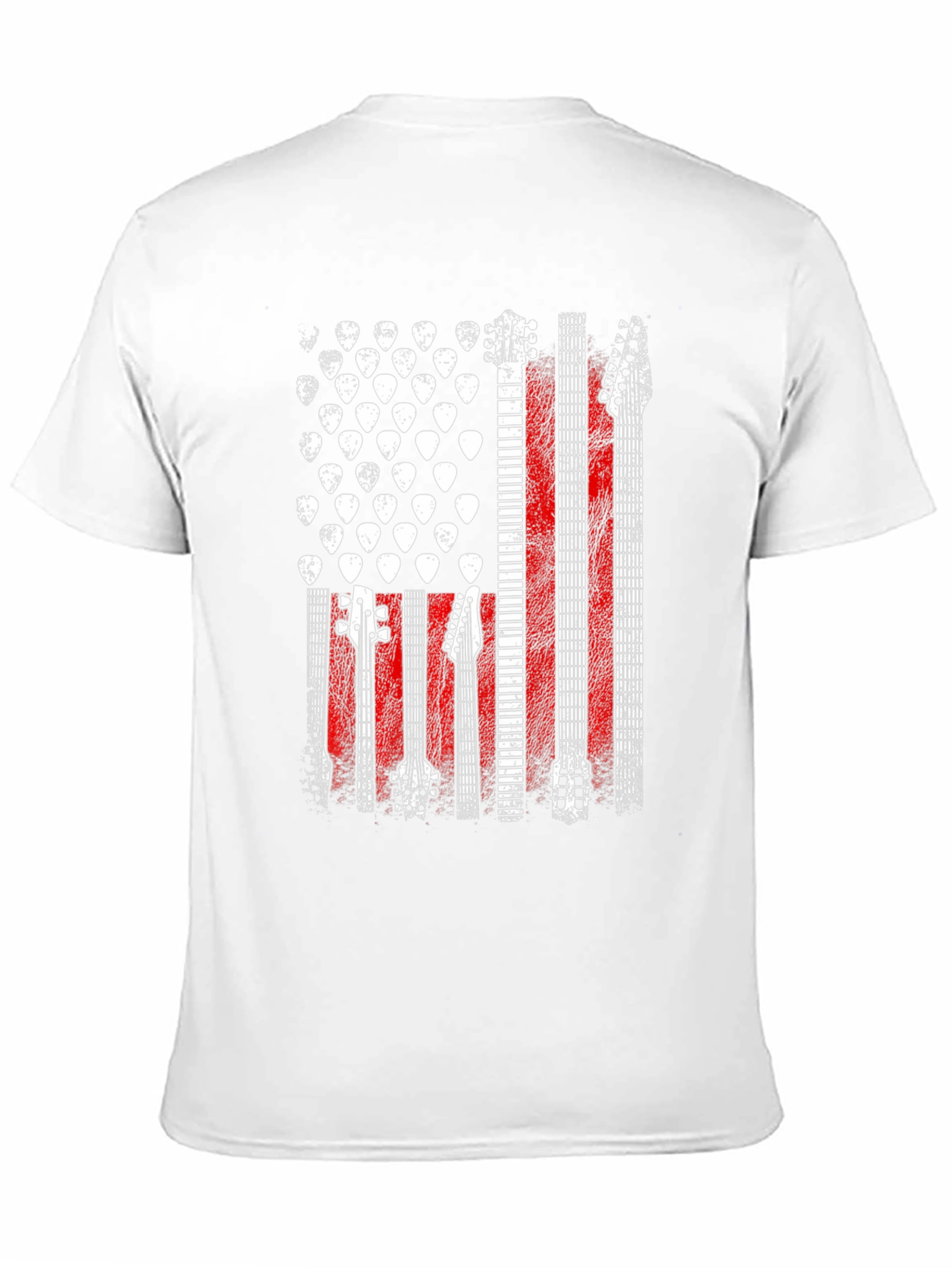 Guitar American Flag Graphic Tee