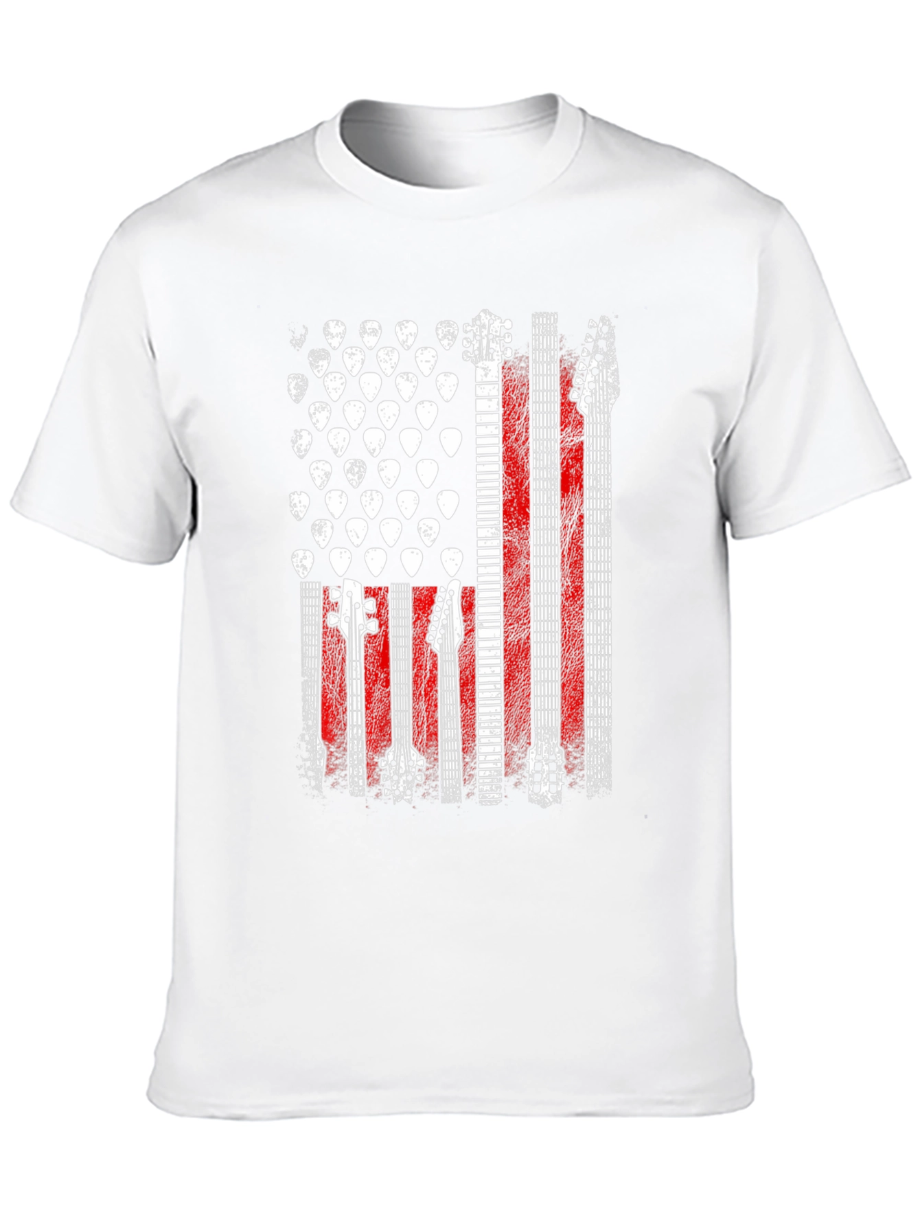 Guitar American Flag Graphic Tee