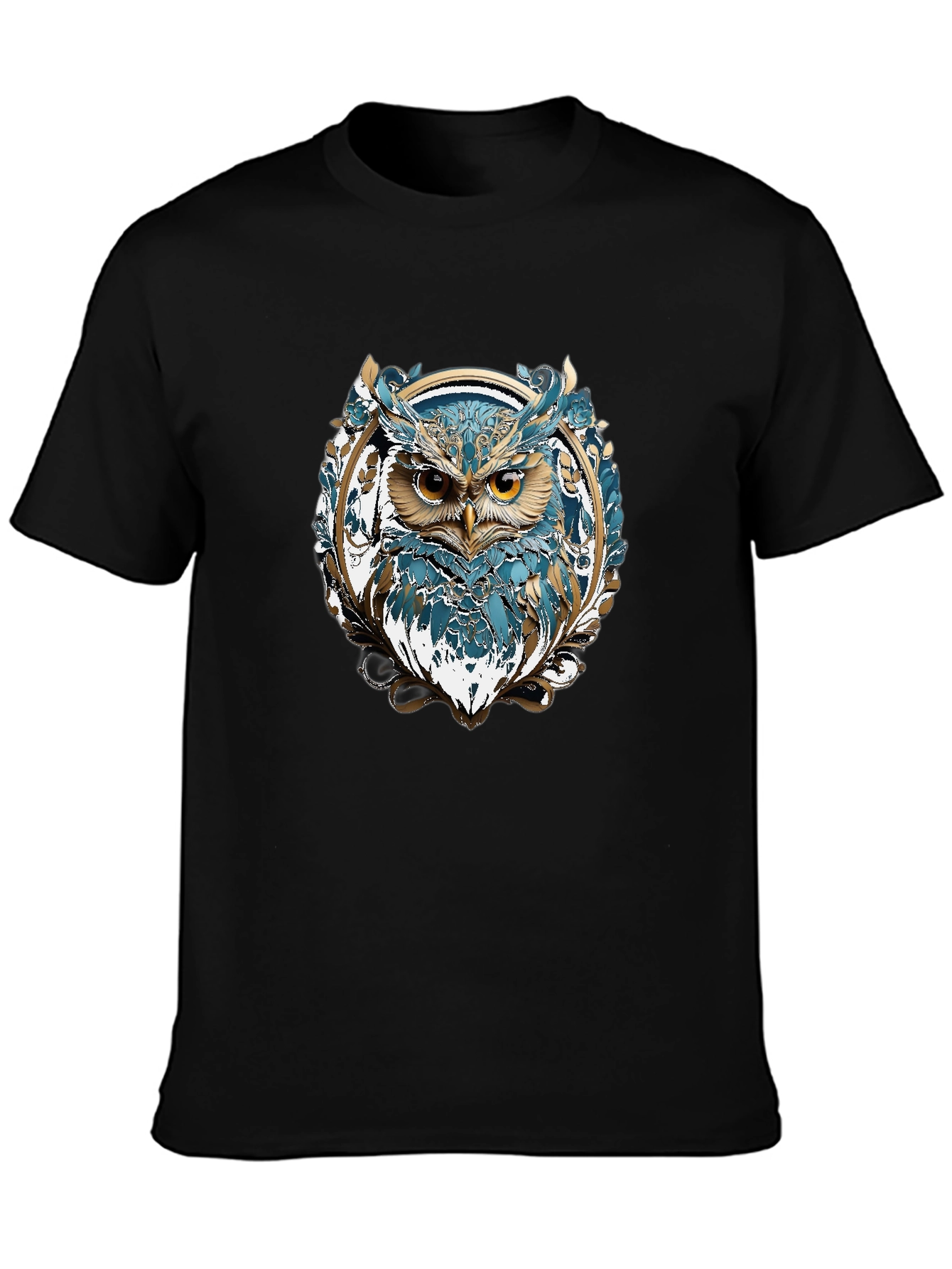 Owl Graphic T-Shirt - Stylish Mens Tee