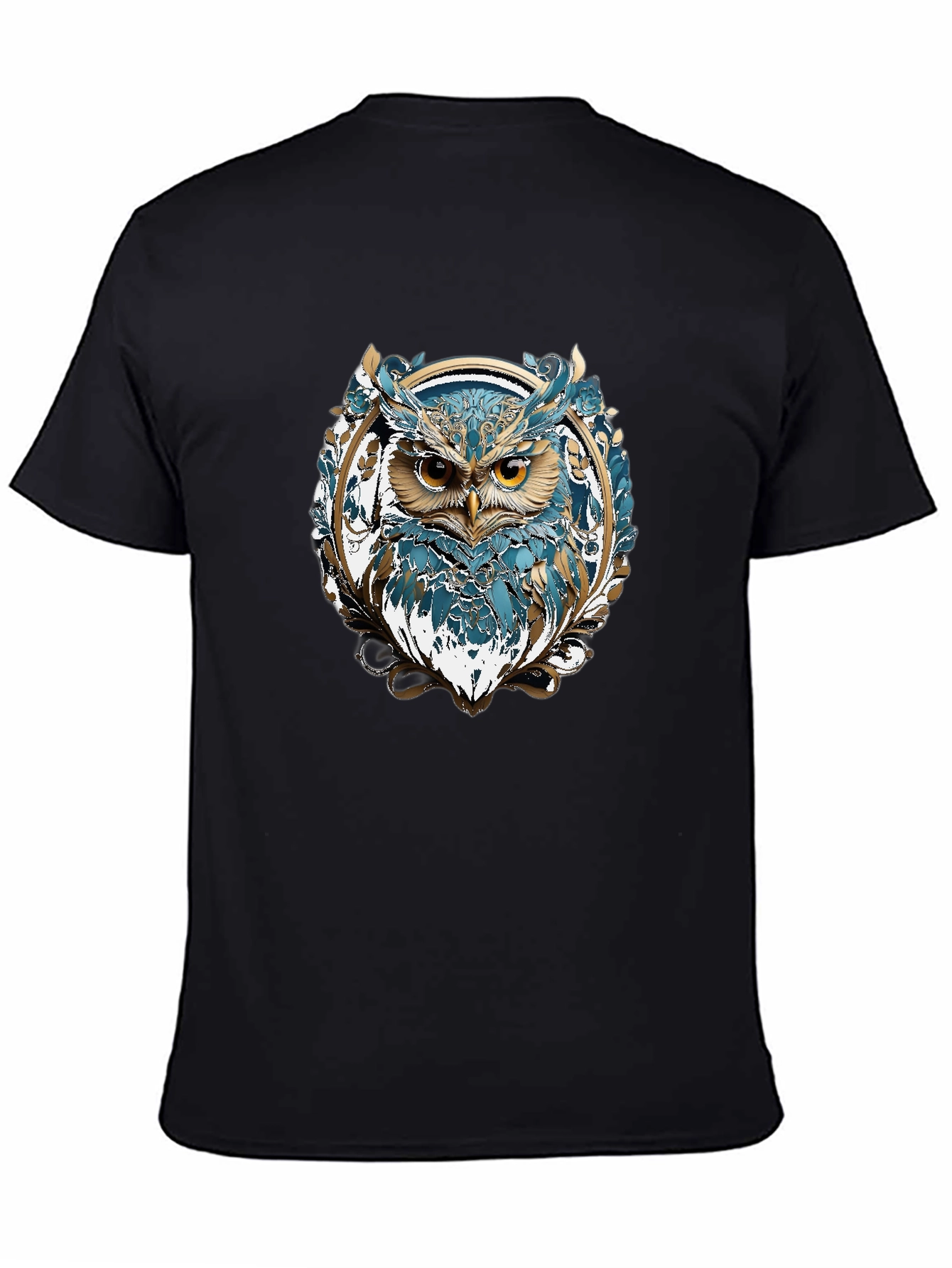 Owl Graphic T-Shirt - Stylish Mens Tee