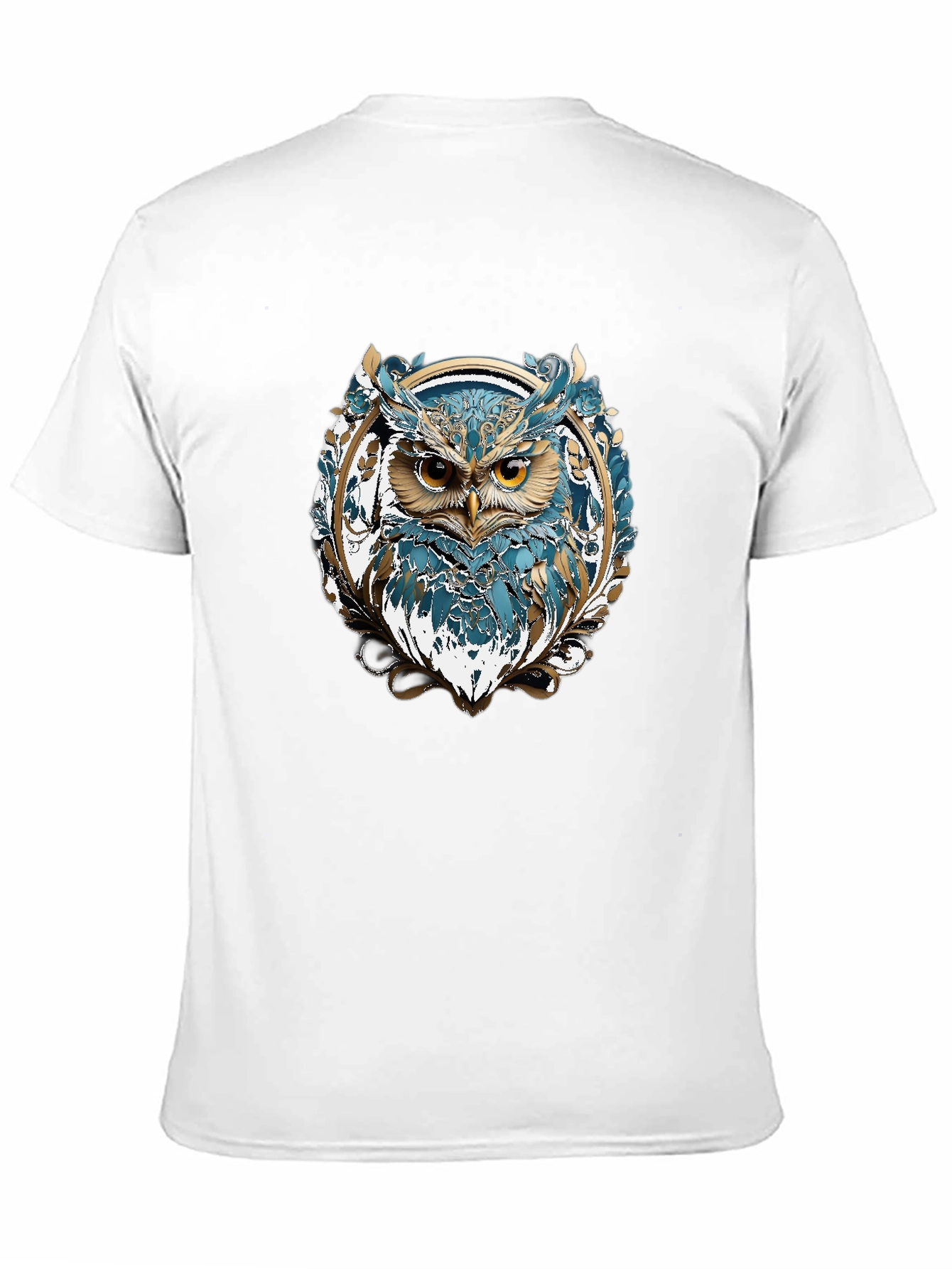Owl Graphic T-Shirt - Stylish Mens Tee