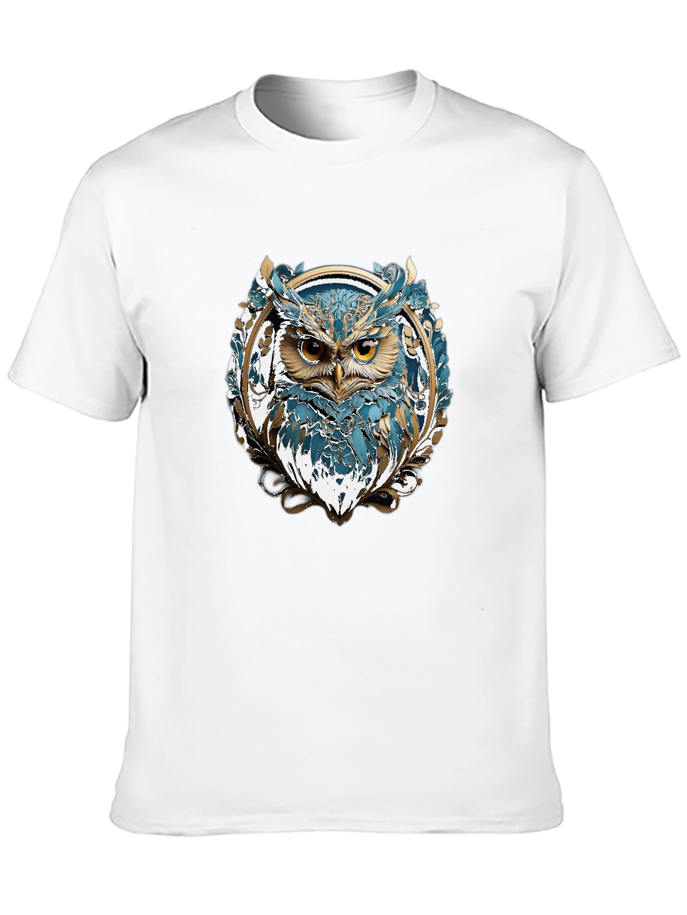 Owl Graphic T-Shirt - Stylish Mens Tee