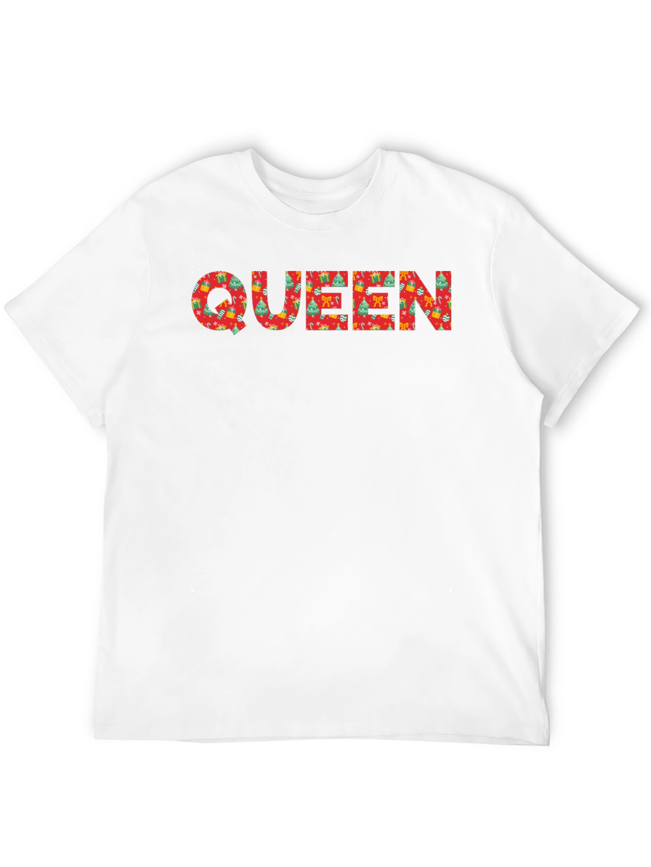 Festive Queen Christmas Pattern T-Shirt