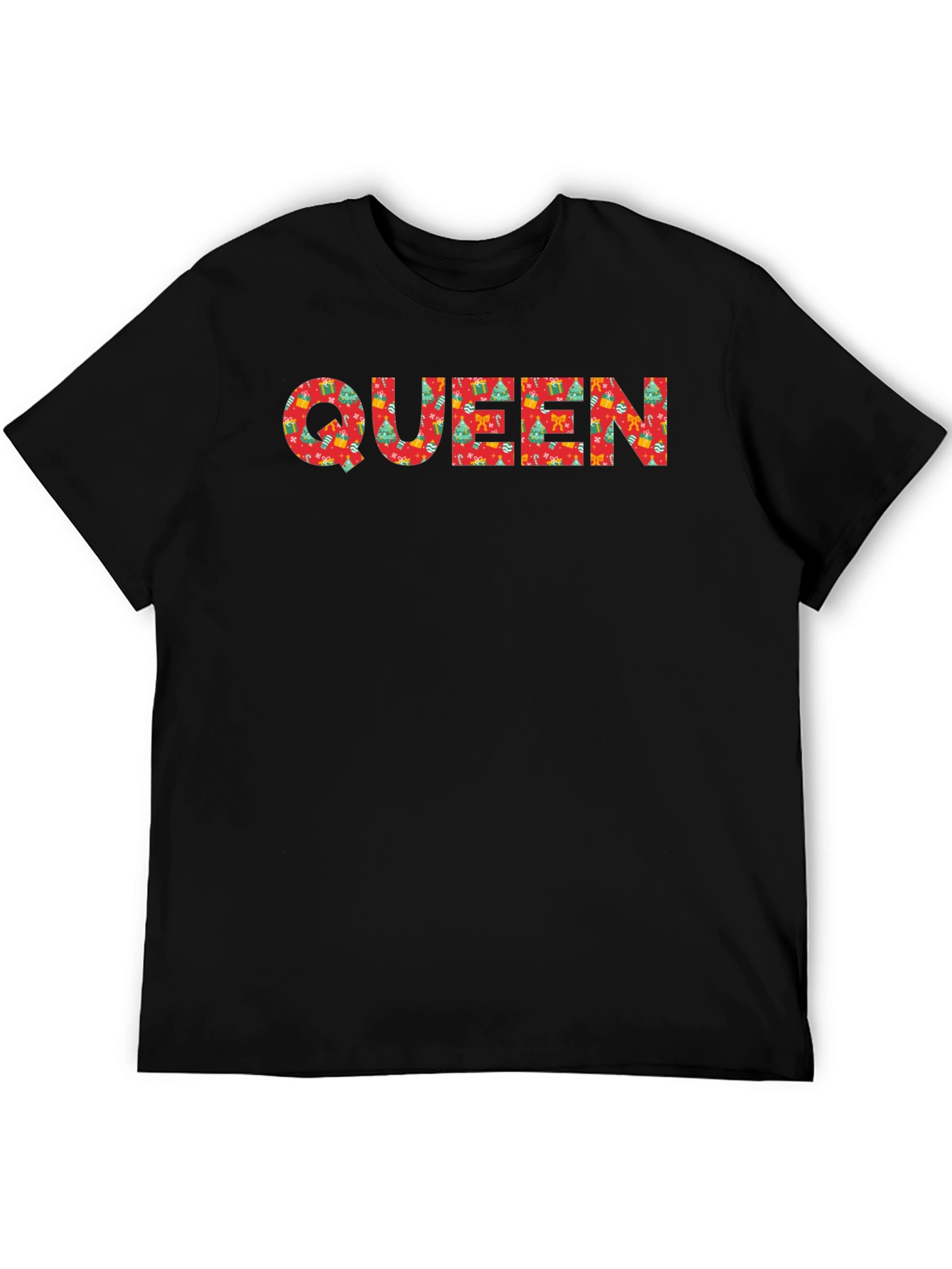 Festive Queen Christmas Pattern T-Shirt