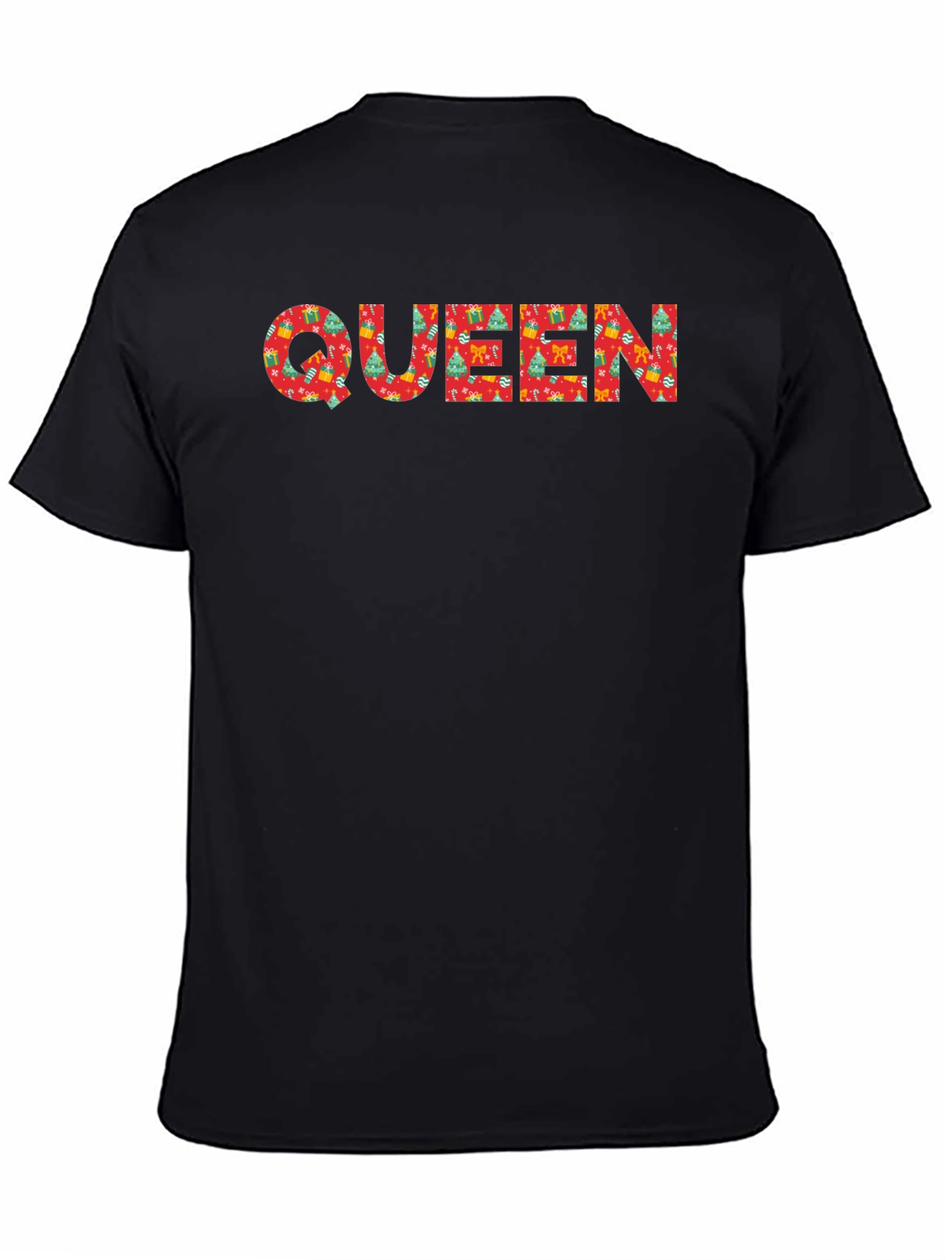 Festive Queen Christmas Pattern T-Shirt
