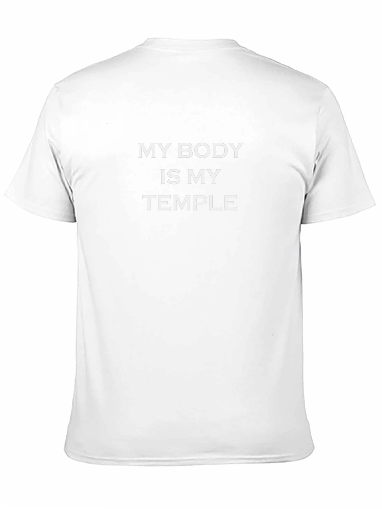 My Body Is My Temple Black T-Shirt