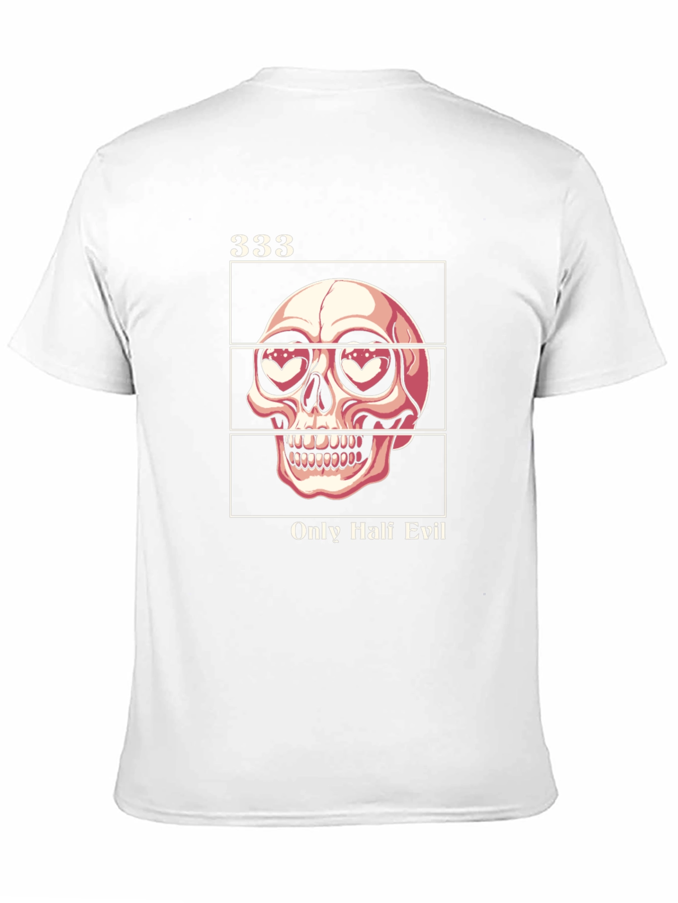 333 Only Half Evil Graphic Tee - Black