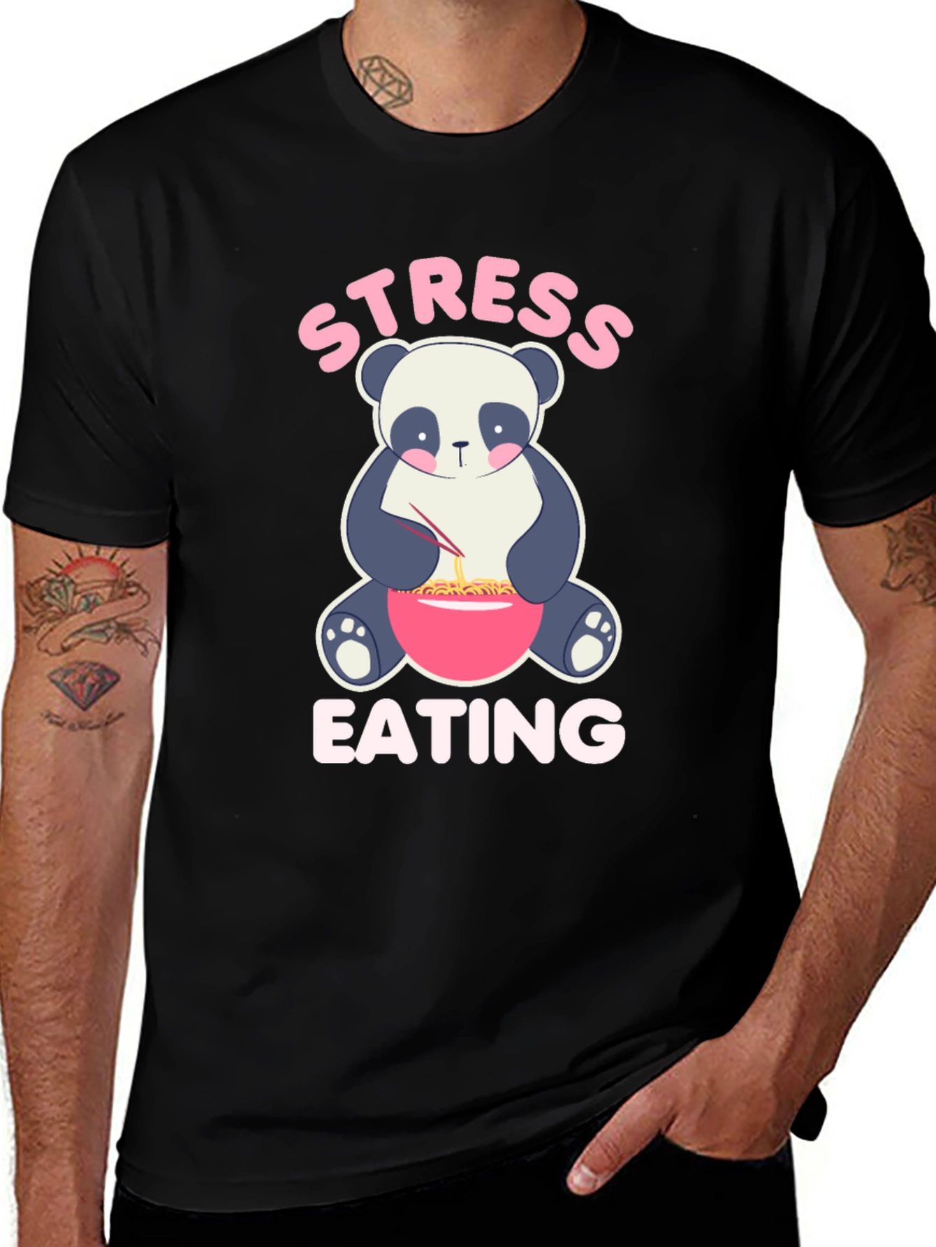 Stress Eating Panda T-Shirt