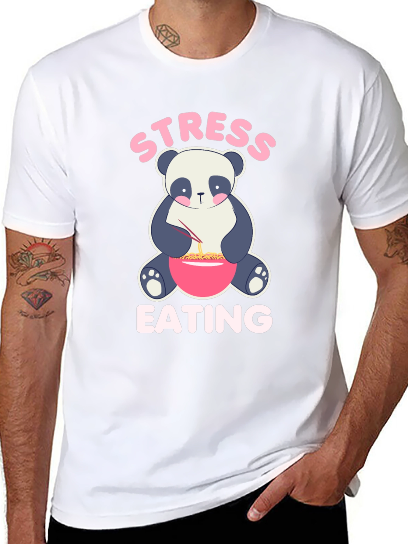 Stress Eating Panda T-Shirt