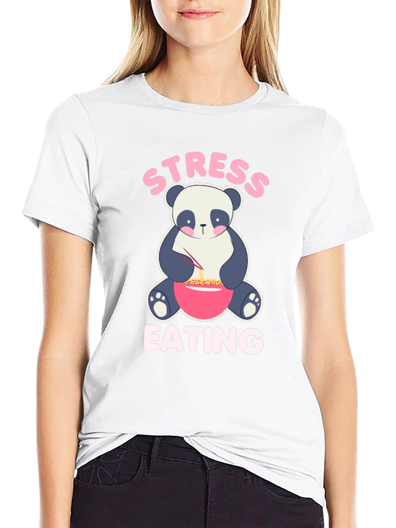 Stress Eating Panda T-Shirt