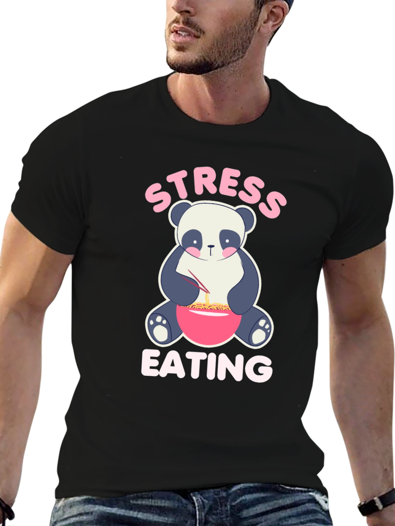 Stress Eating Panda T-Shirt