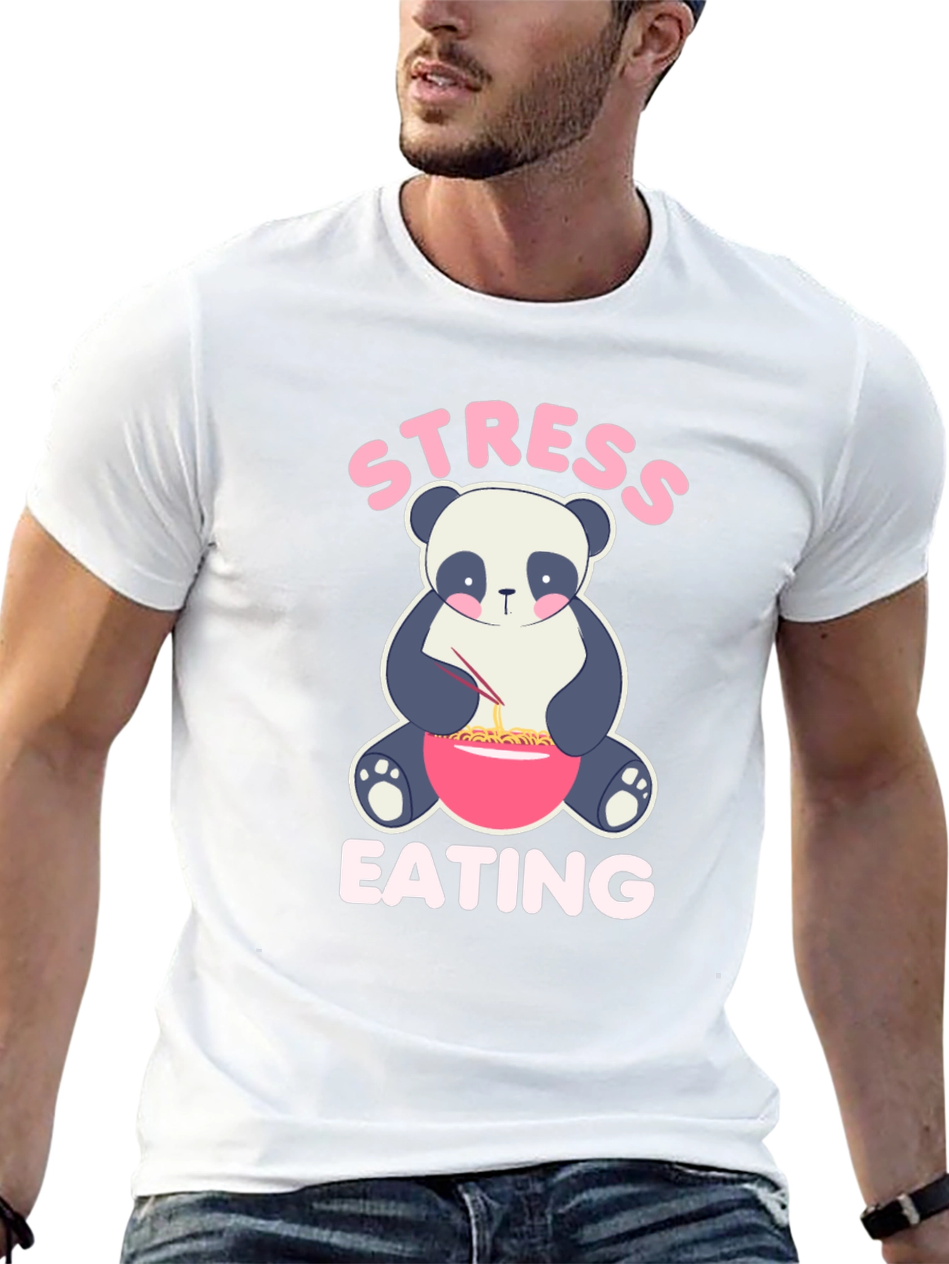 Stress Eating Panda T-Shirt