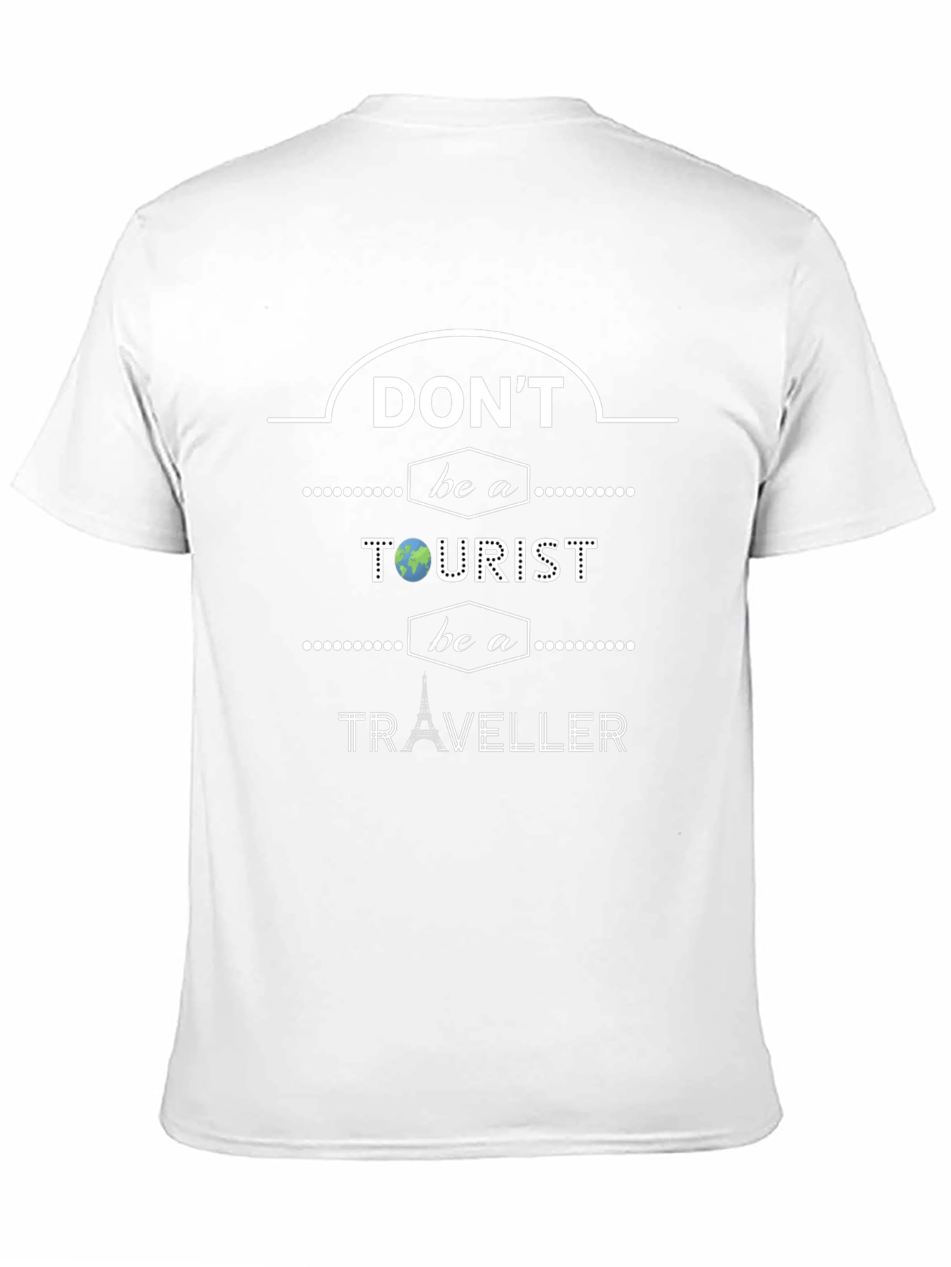 Dont Be A Tourist Be A Traveller T-Shirt