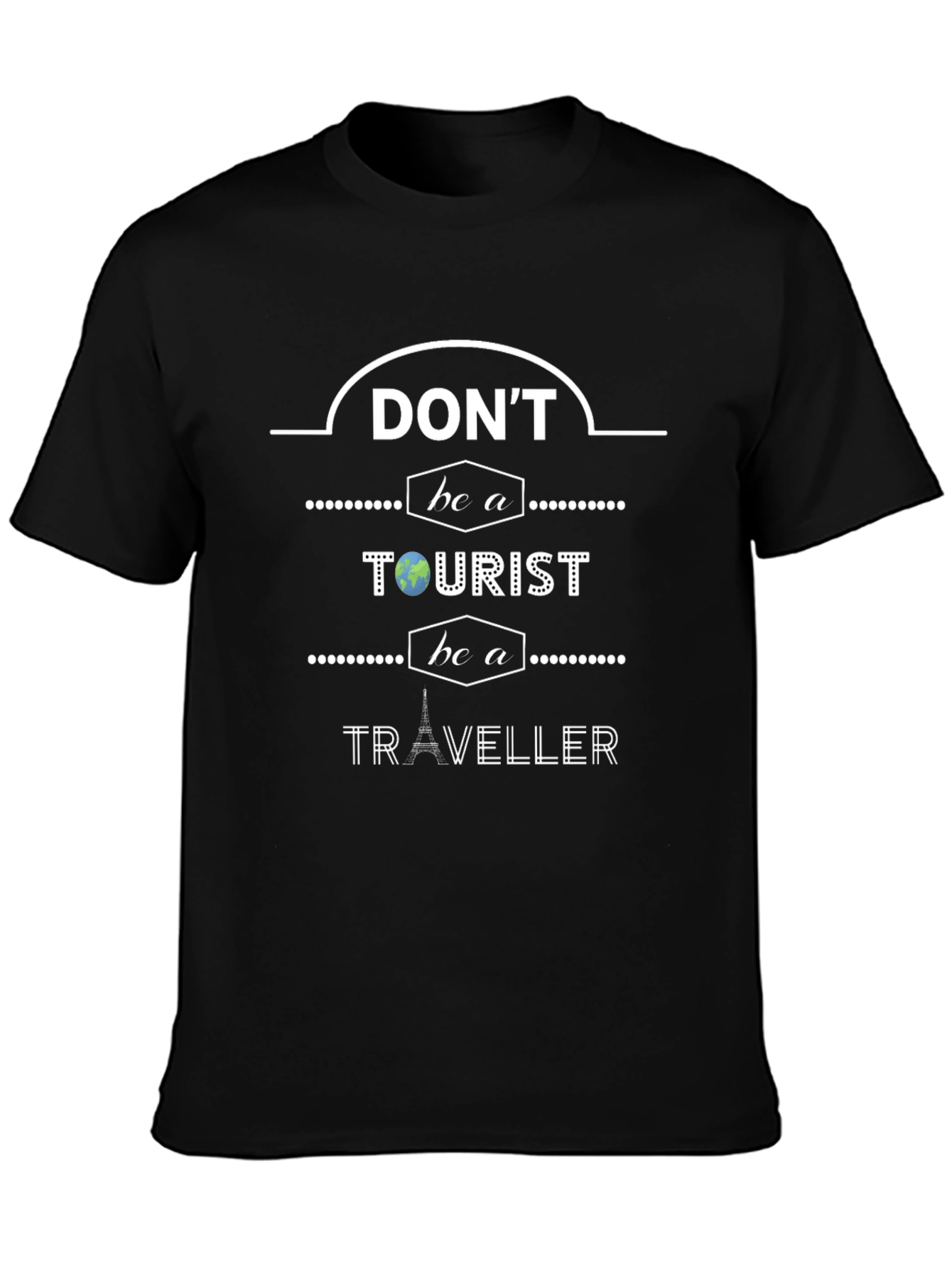 Dont Be A Tourist Be A Traveller T-Shirt