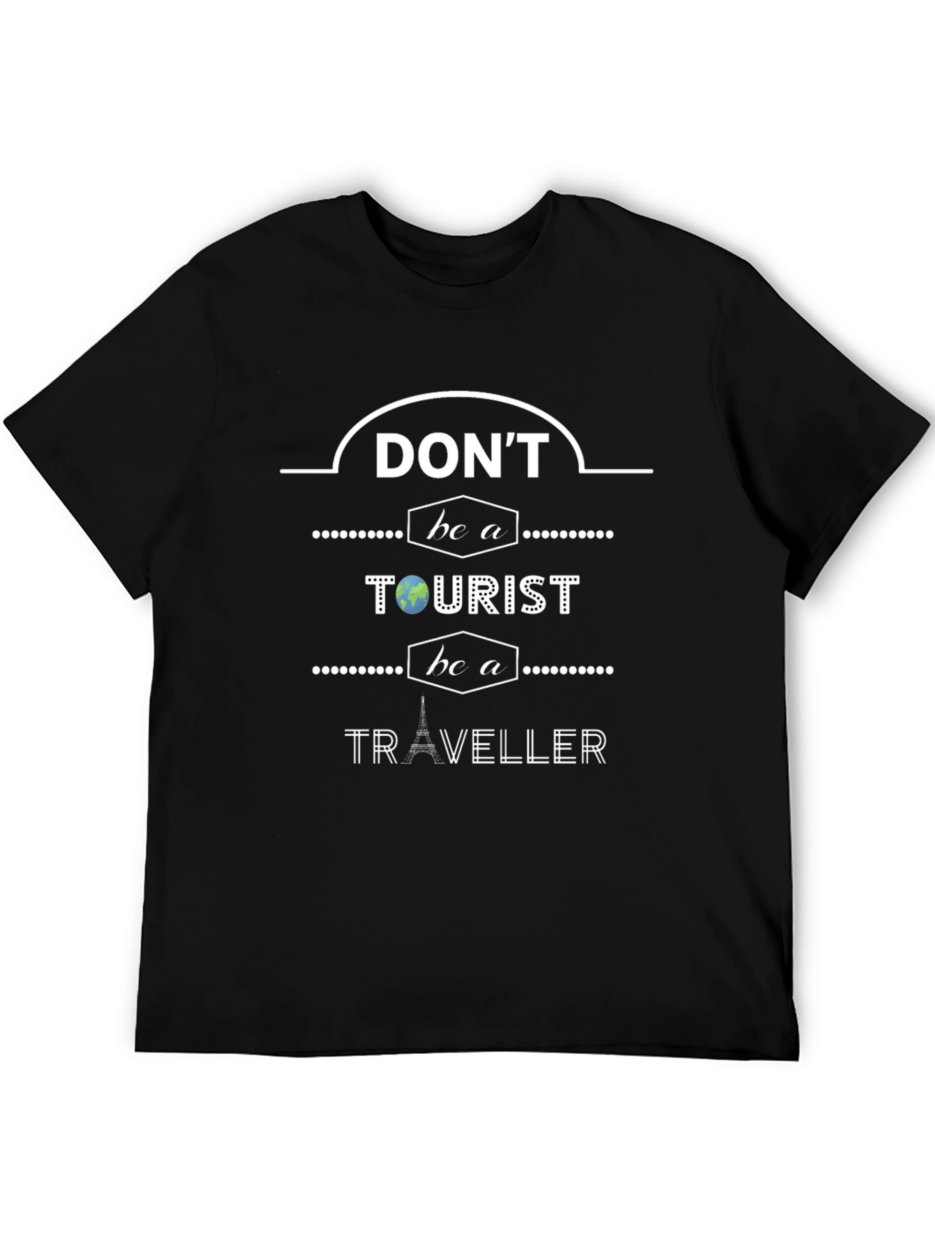 Dont Be A Tourist Be A Traveller T-Shirt