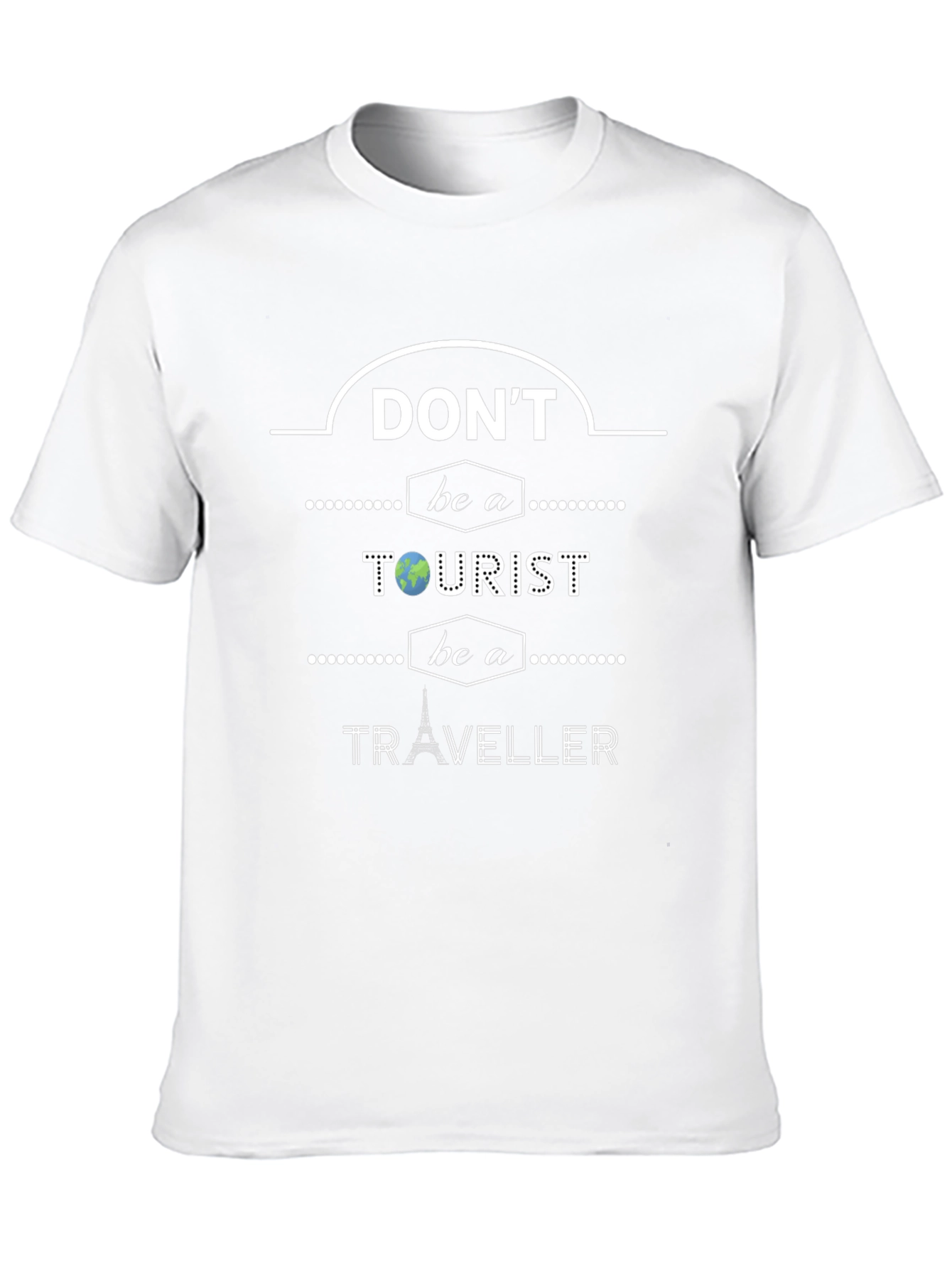 Dont Be A Tourist Be A Traveller T-Shirt