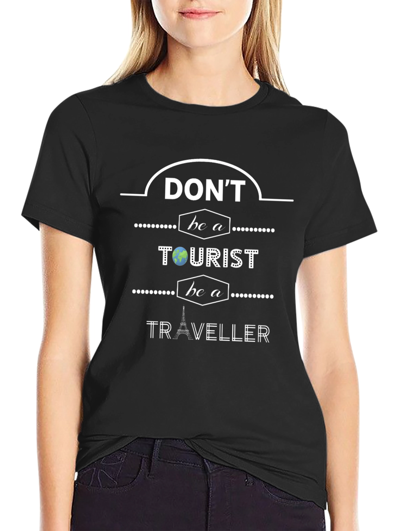 Dont Be A Tourist Be A Traveller T-Shirt