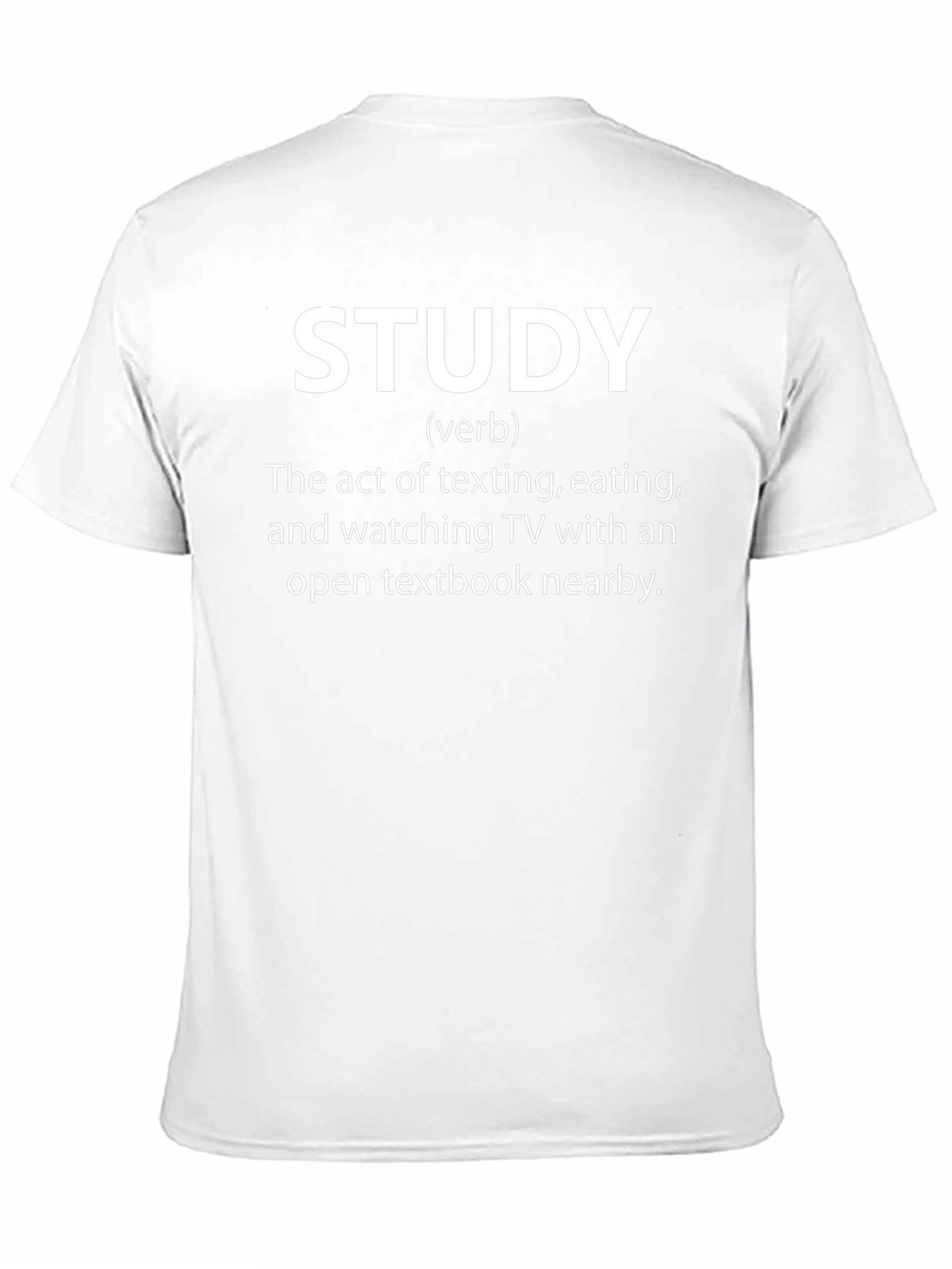 Funny Study Definition Black T-Shirt